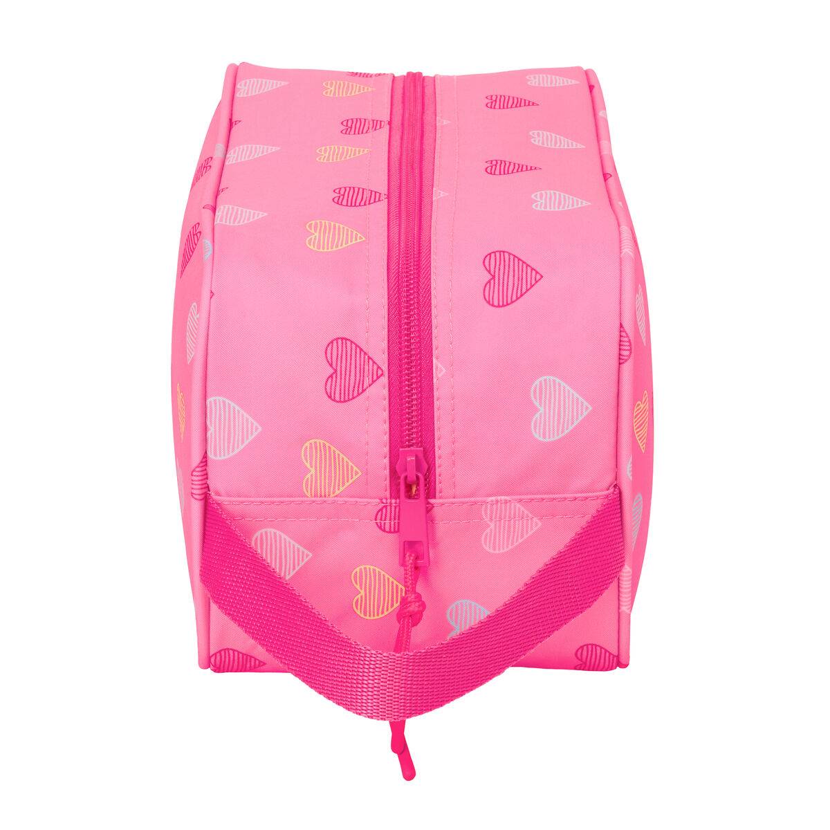 Zapatillero de Viaje Benetton Heart Rosa 29 x 15 x 14 cm