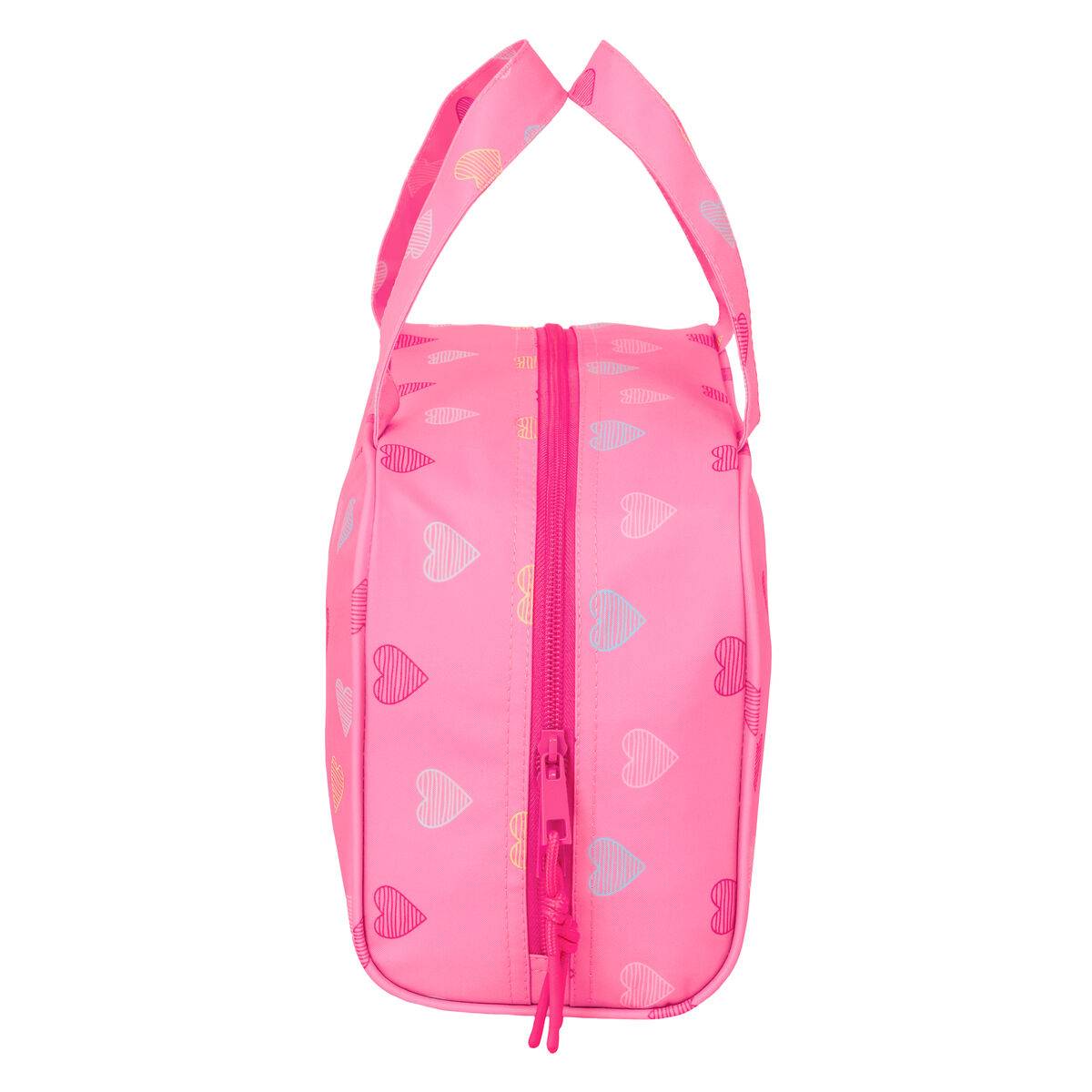 Neceser de Viaje Benetton Heart Rosa 31 x 14 x 19 cm
