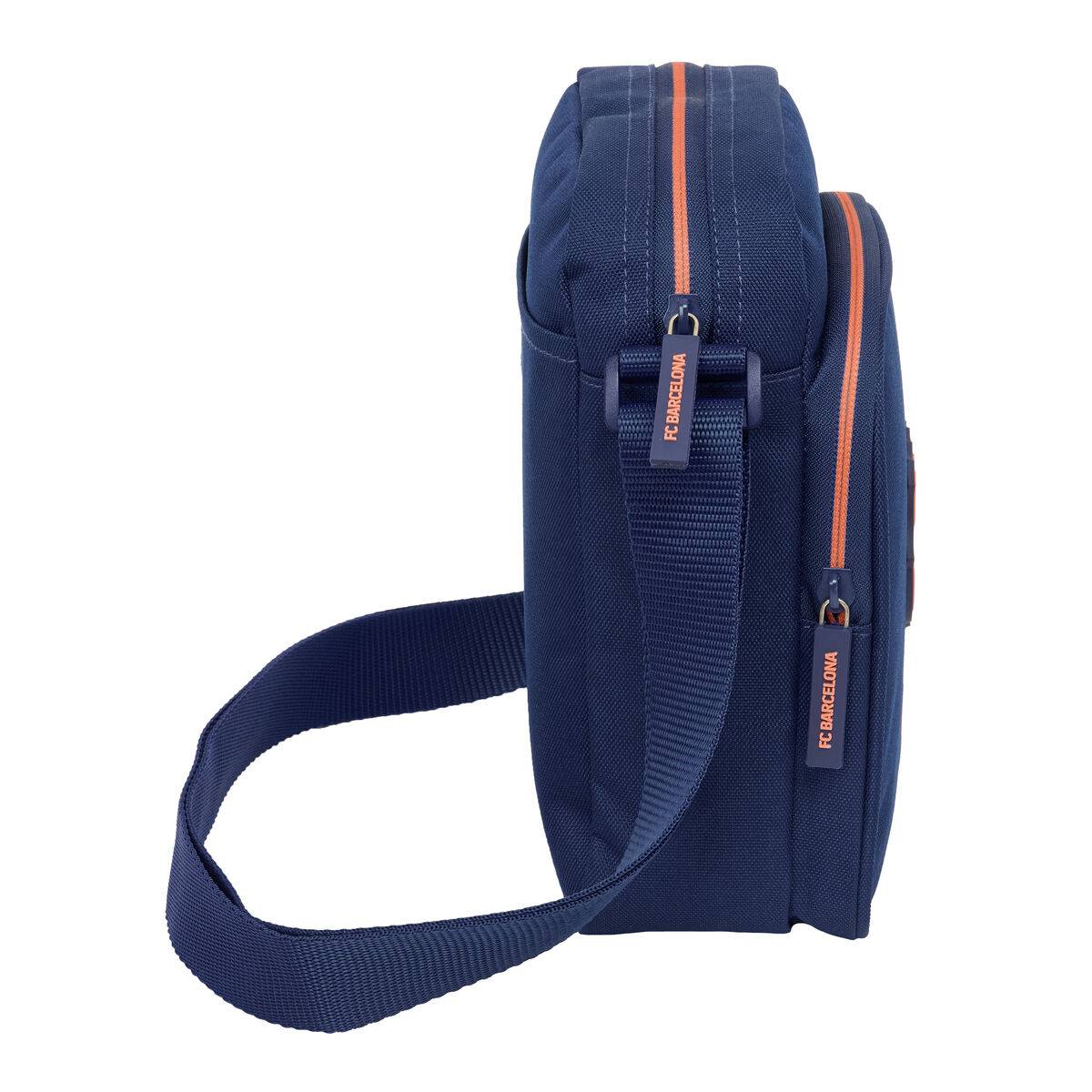 Bolso Bandolera F.C. Barcelona Azul marino 16 x 22 x 6 cm