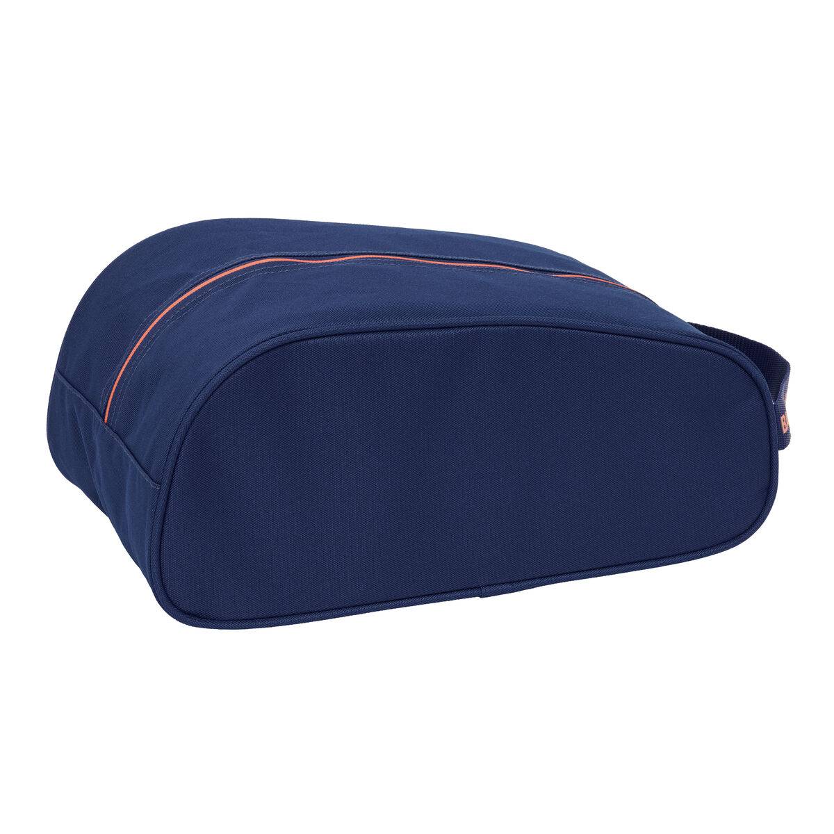 Zapatillero de Viaje F.C. Barcelona Azul marino 34 x 15 x 18 cm