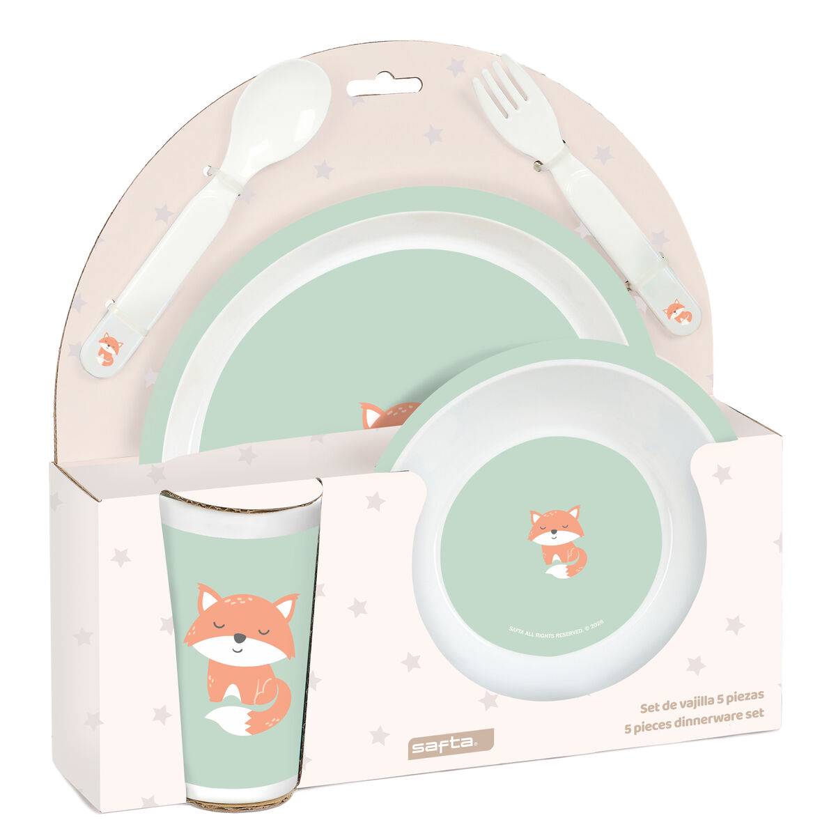 Set de Menaje Infantil Safta Zorrito PVC