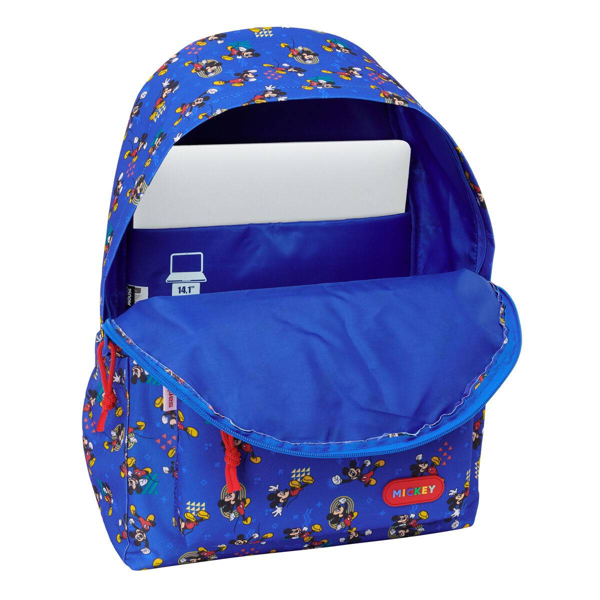 Mochila Escolar Mickey Mouse Clubhouse Today Azul 31 x 43 x 13 cm