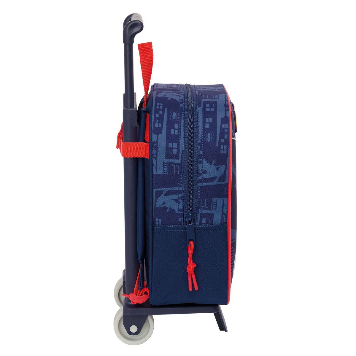 Mochila Escolar Spider-Man Azul 22 x 27 x 10 cm