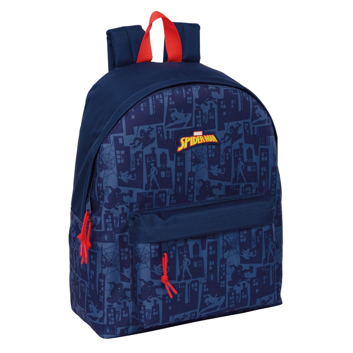 Mochila Escolar Spider-Man Azul 33 x 42 x 15 cm