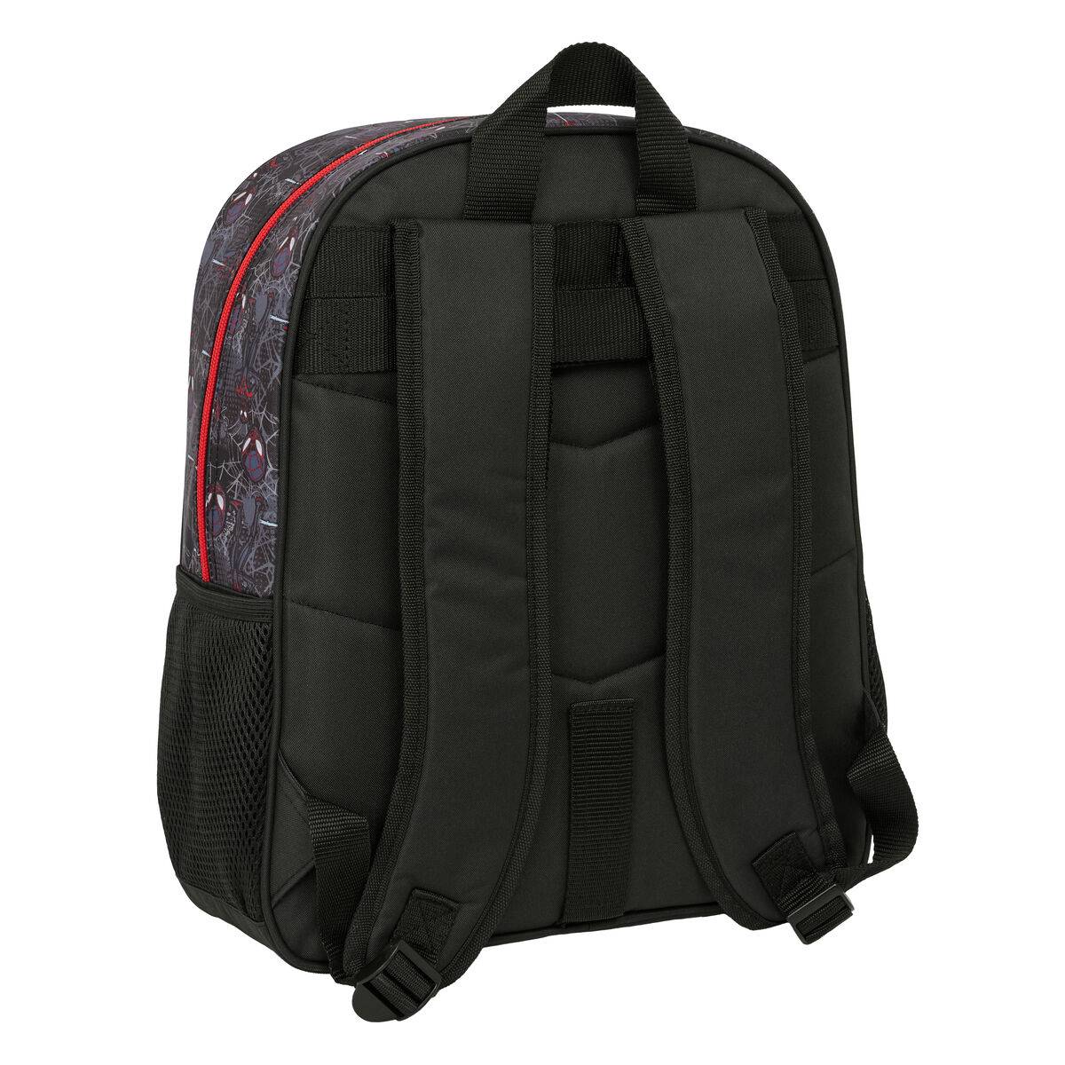 Mochila Escolar Spider-Man Negro 32 x 38 x 12 cm