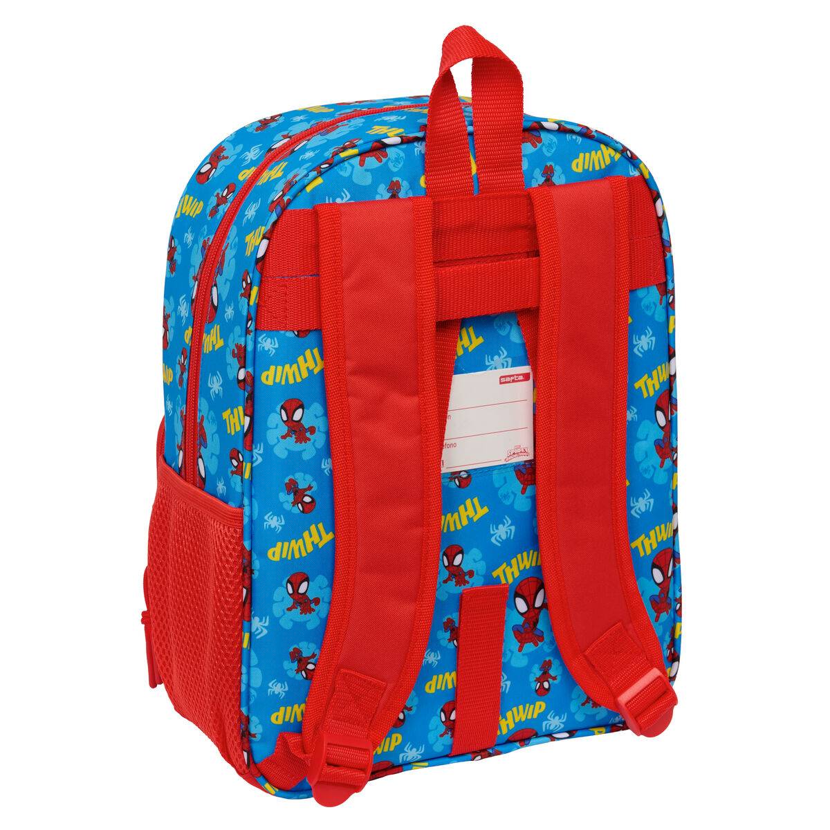 Mochila Escolar Spider-Man Azul Rojo 26 x 34 x 11 cm