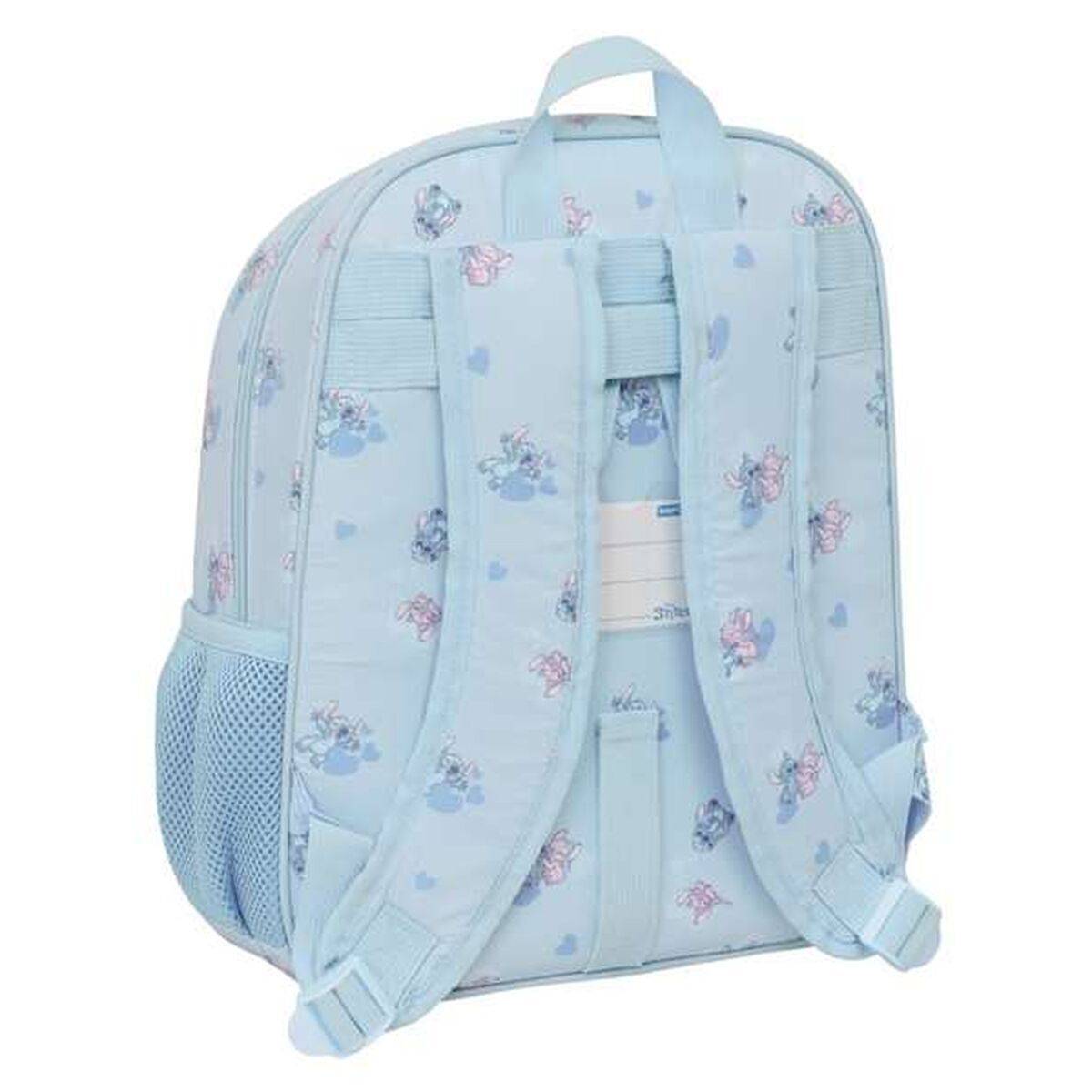 Mochila Escolar Lilo & Stitch Azul claro 28 x 34 x 10 cm