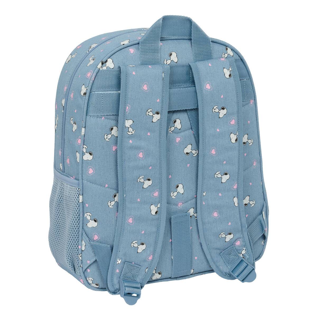 Mochila Escolar Snoopy 32 x 38 x 12 cm