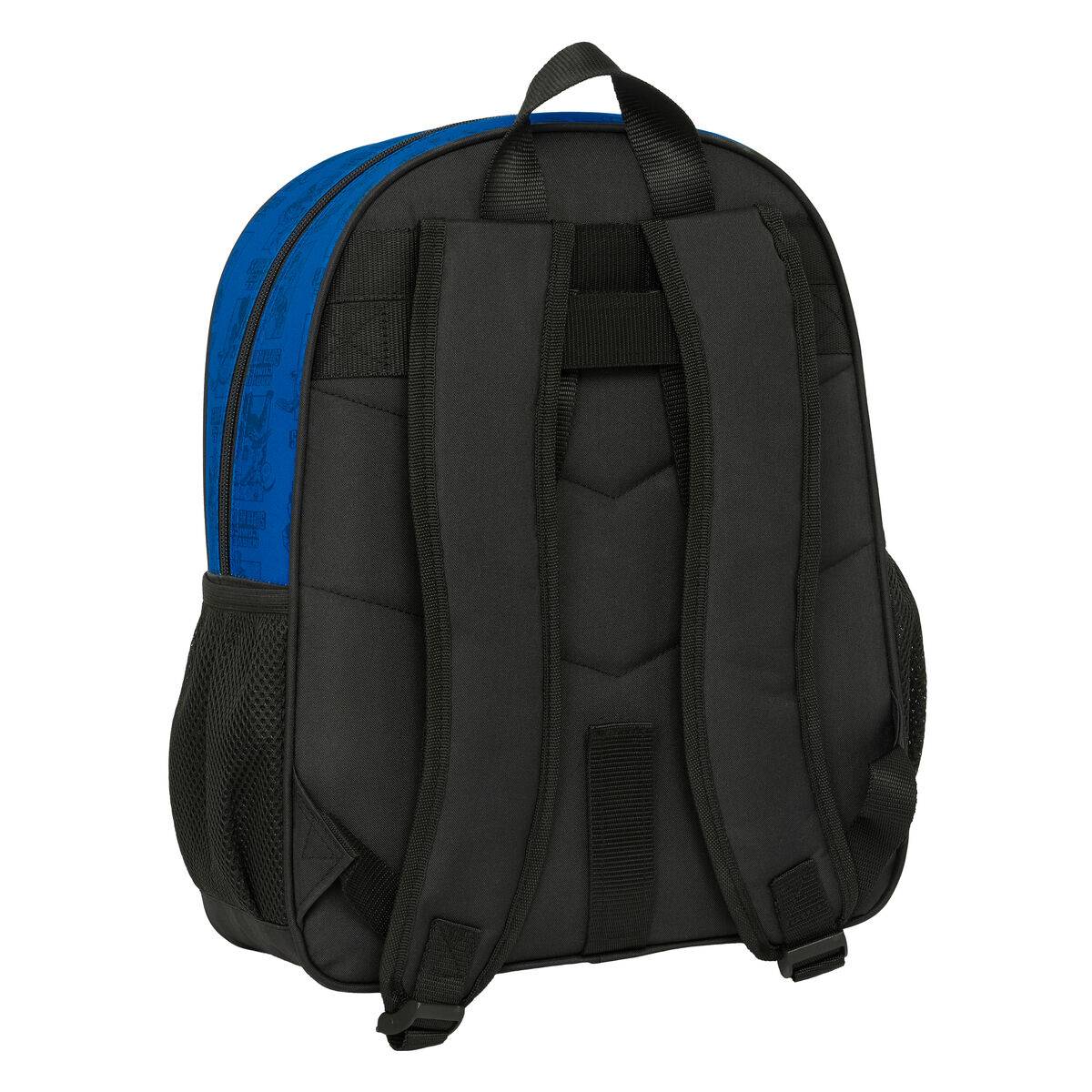 Mochila Escolar The Avengers Azul Negro 32 x 38 x 12 cm