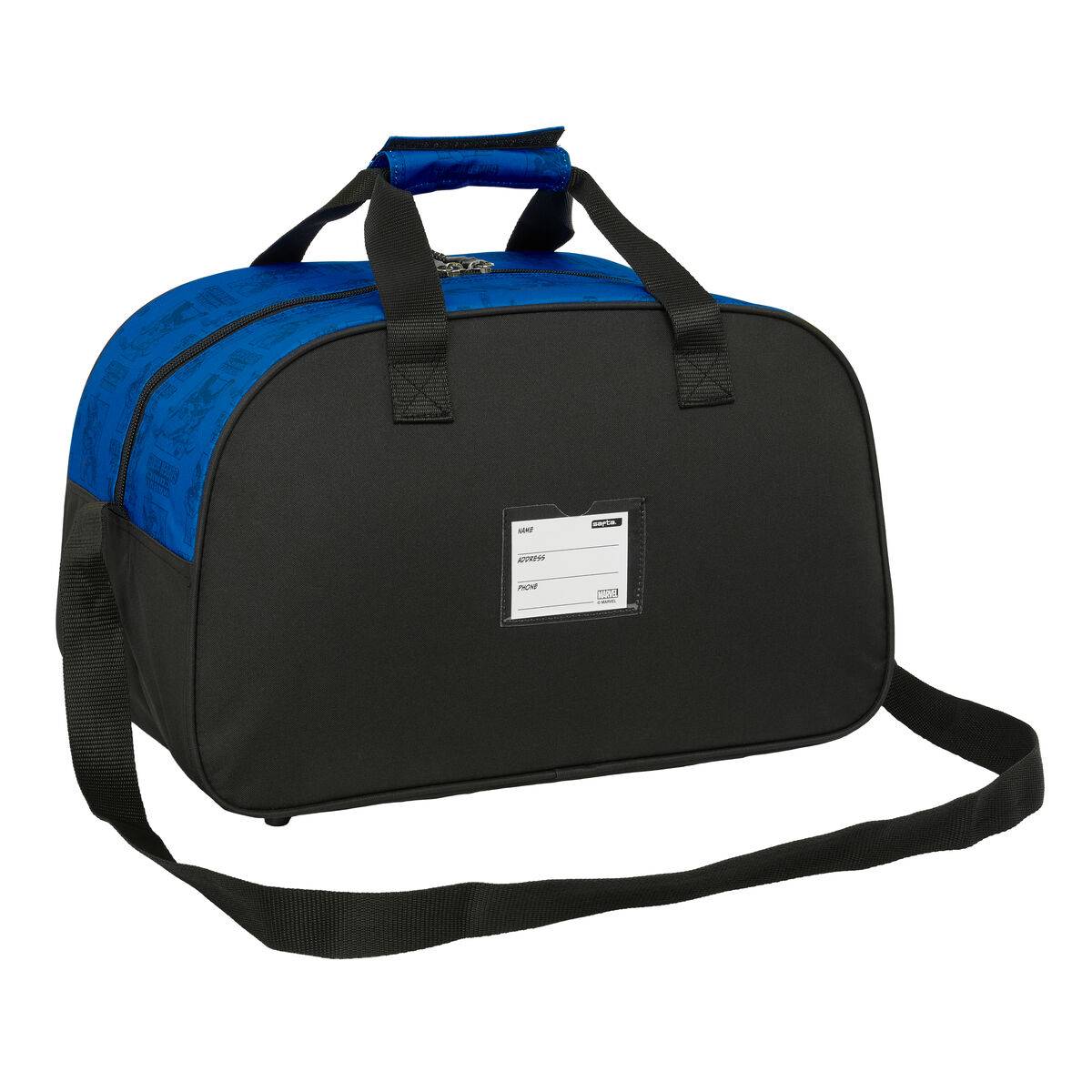 Bolsa de Deporte The Avengers Azul Negro 40 x 24 x 23 cm