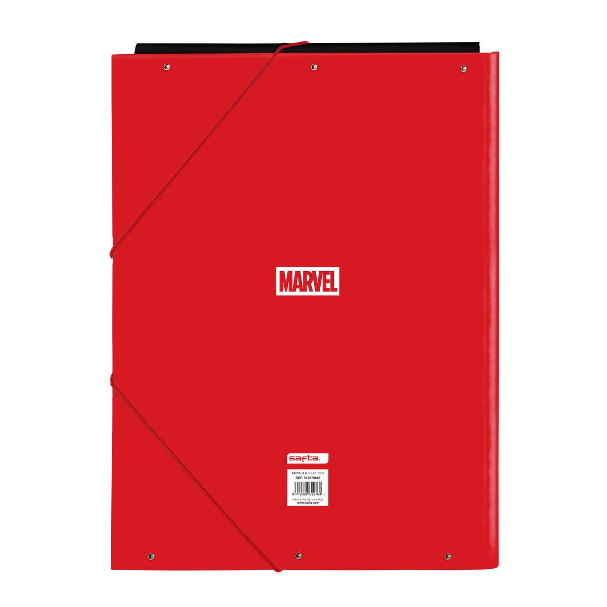 Carpeta de anillas The Avengers Azul Negro A4 26 x 33.5 x 2.5 cm