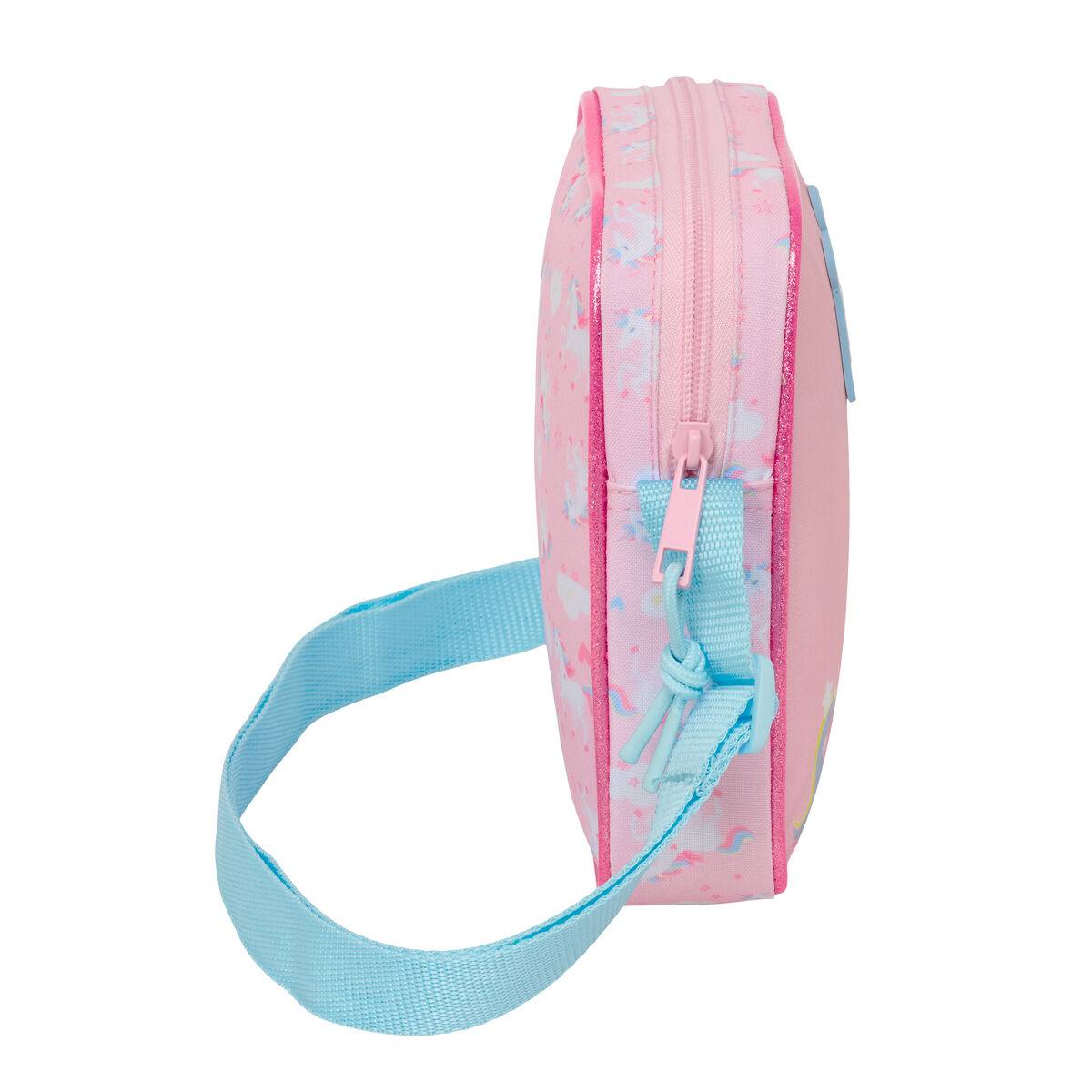 Bolso Bandolera Glow Lab Rosa 16 x 18 x 4 cm