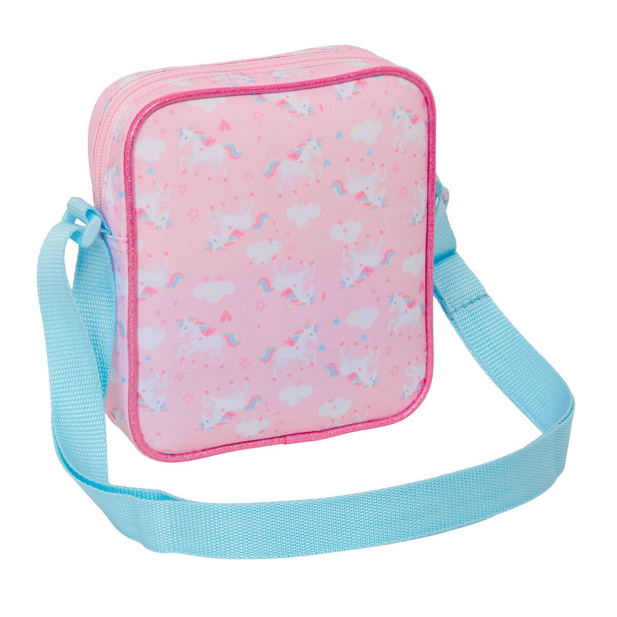 Bolso Bandolera Glow Lab Rosa 16 x 18 x 4 cm