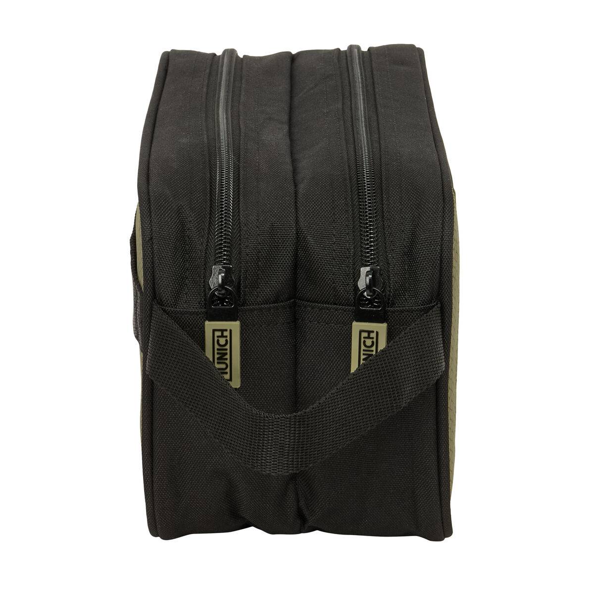Neceser de Viaje Munich West Negro Verde 26 x 15 x 12.5 cm