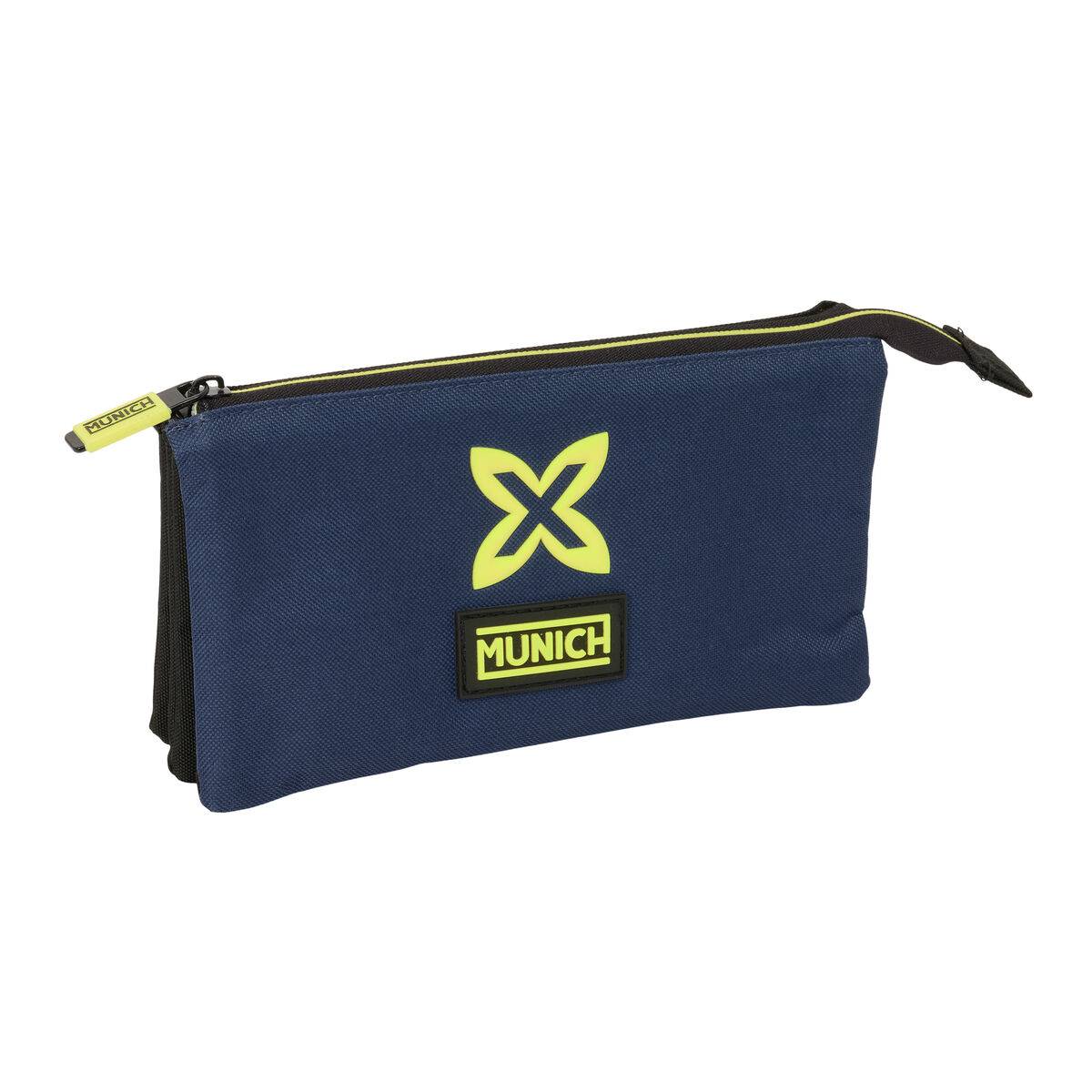 Mochila Escolar Munich Track Azul Negro 22 x 12 x 3 cm