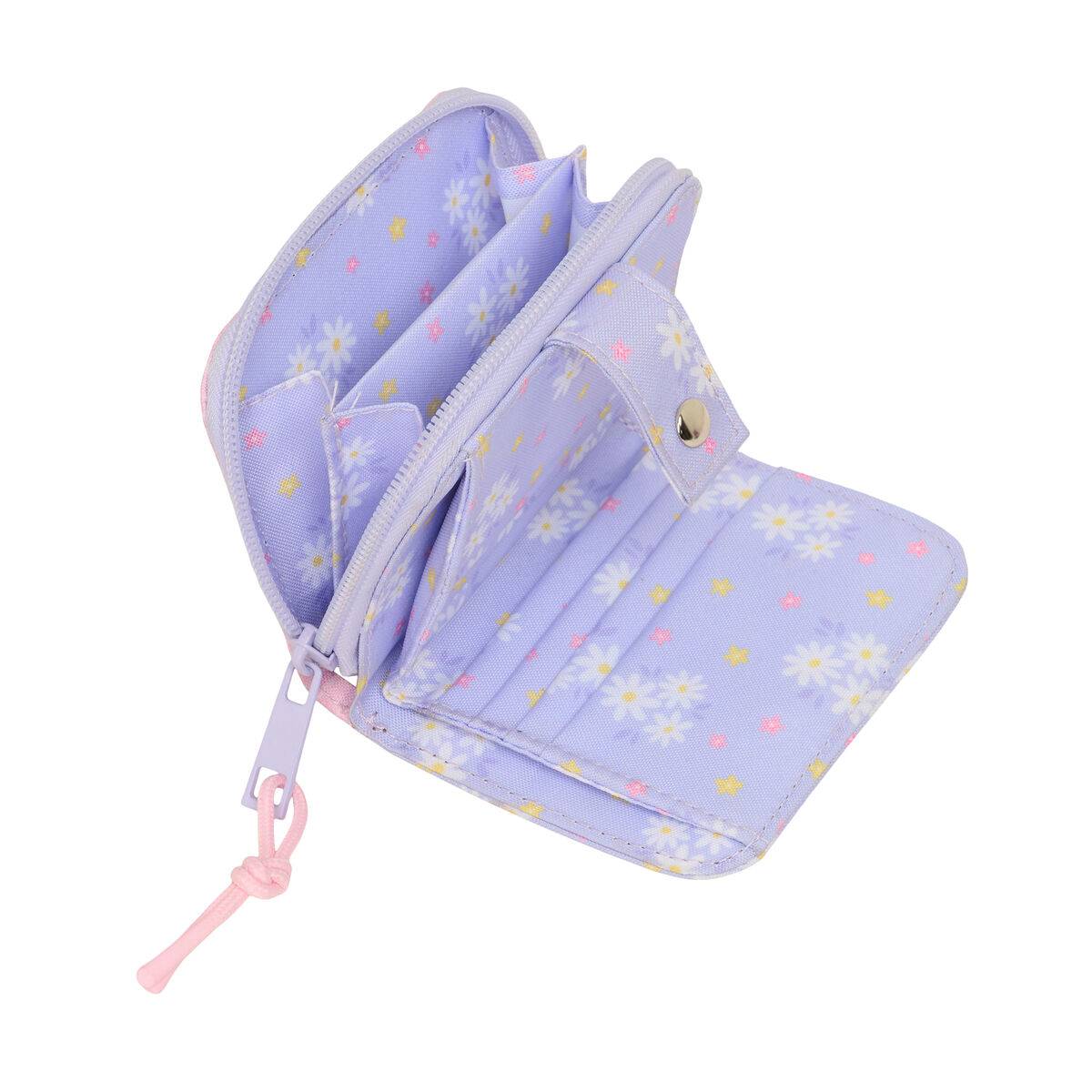 Cartera Safta Bouquet Rosa Lila