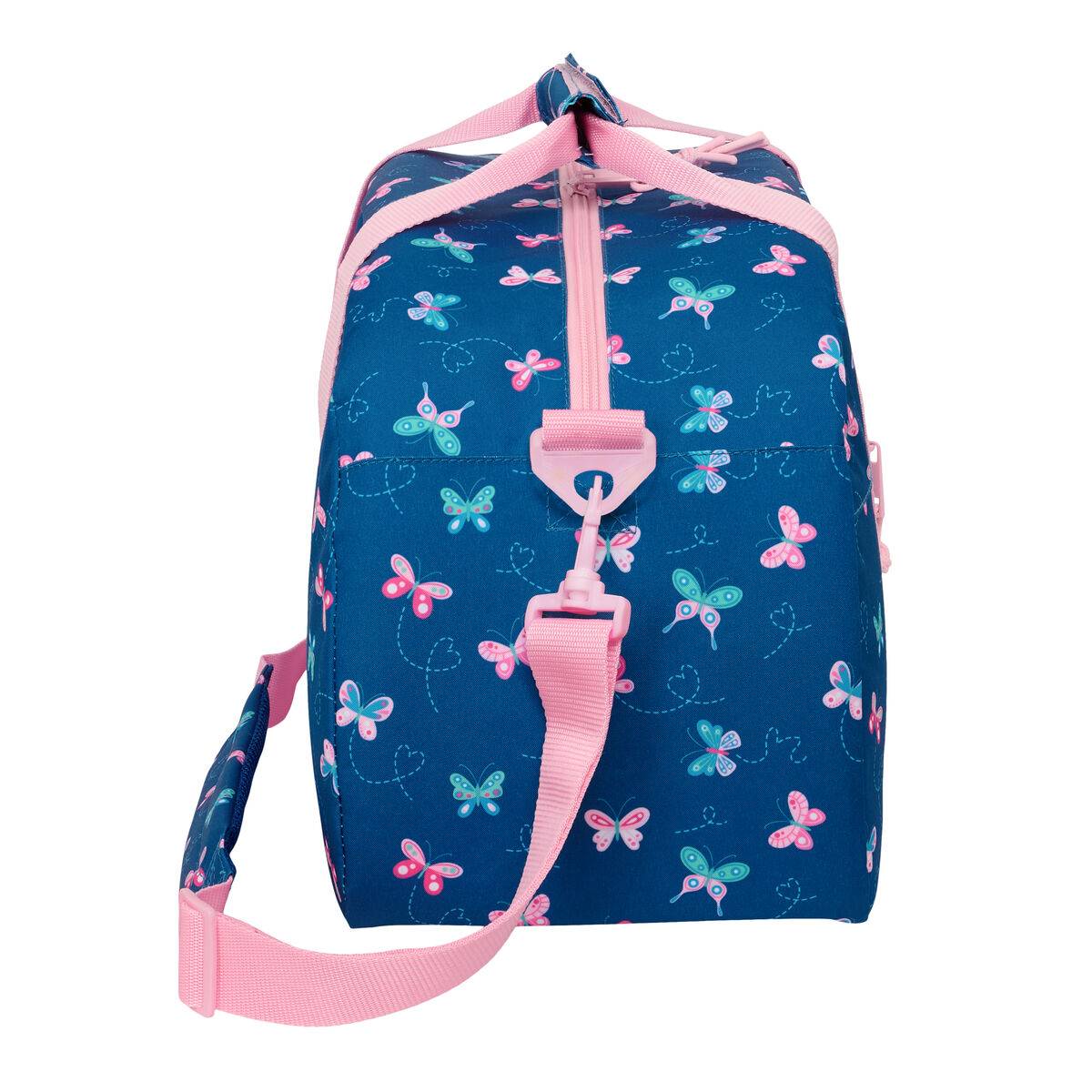 Bolsa de Deporte BlackFit8 Mariposas Multicolor 50 x 26 x 20 cm