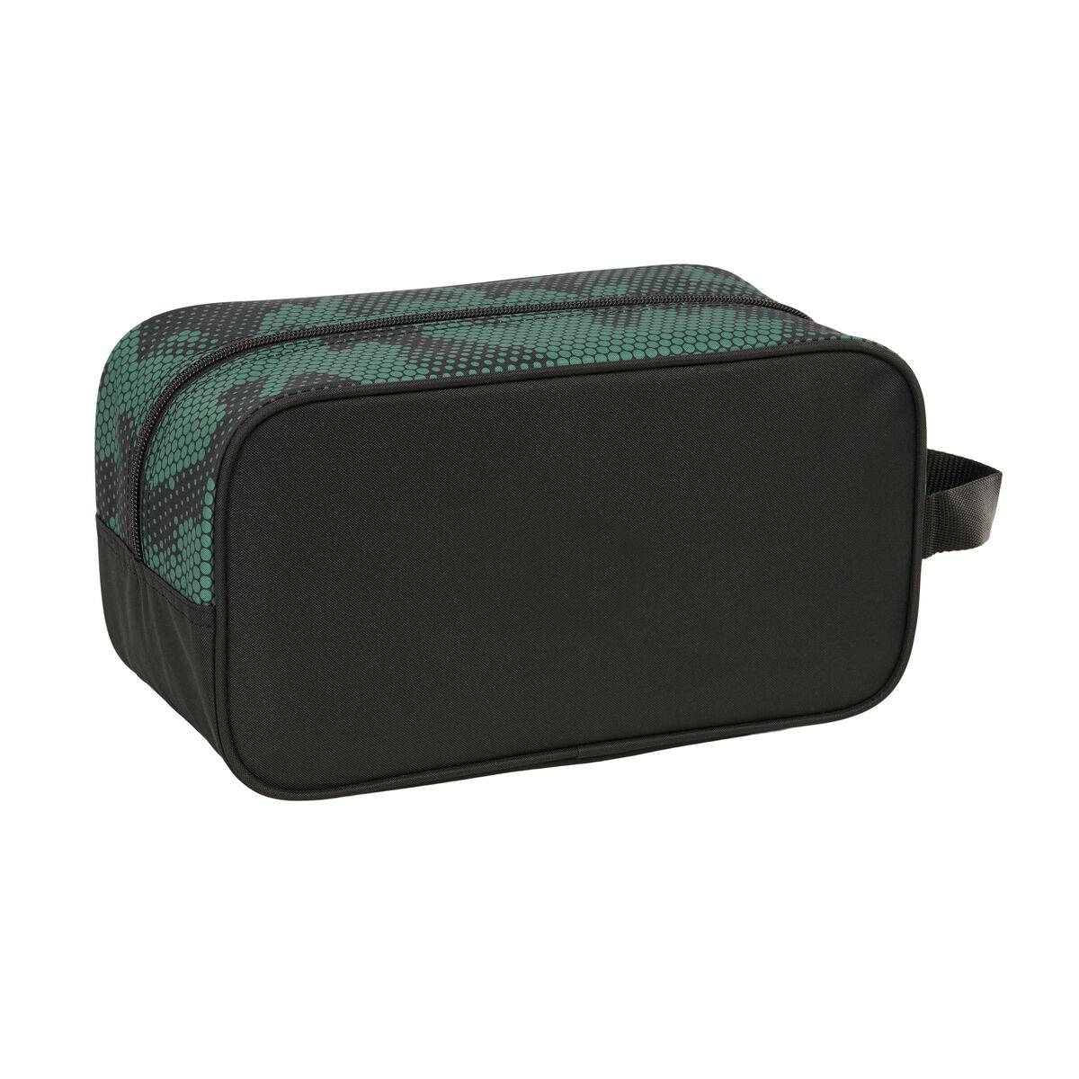Zapatillero de Viaje Kelme Camo Negro Verde 29 x 15 x 14 cm