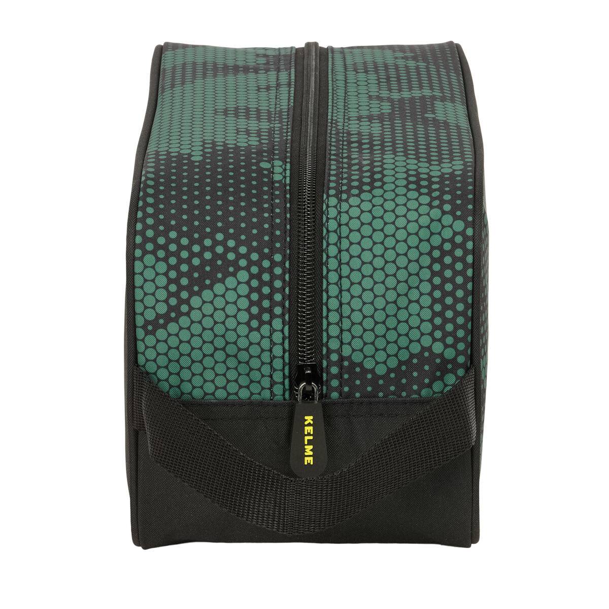 Zapatillero de Viaje Kelme Camo Negro Verde 29 x 15 x 14 cm