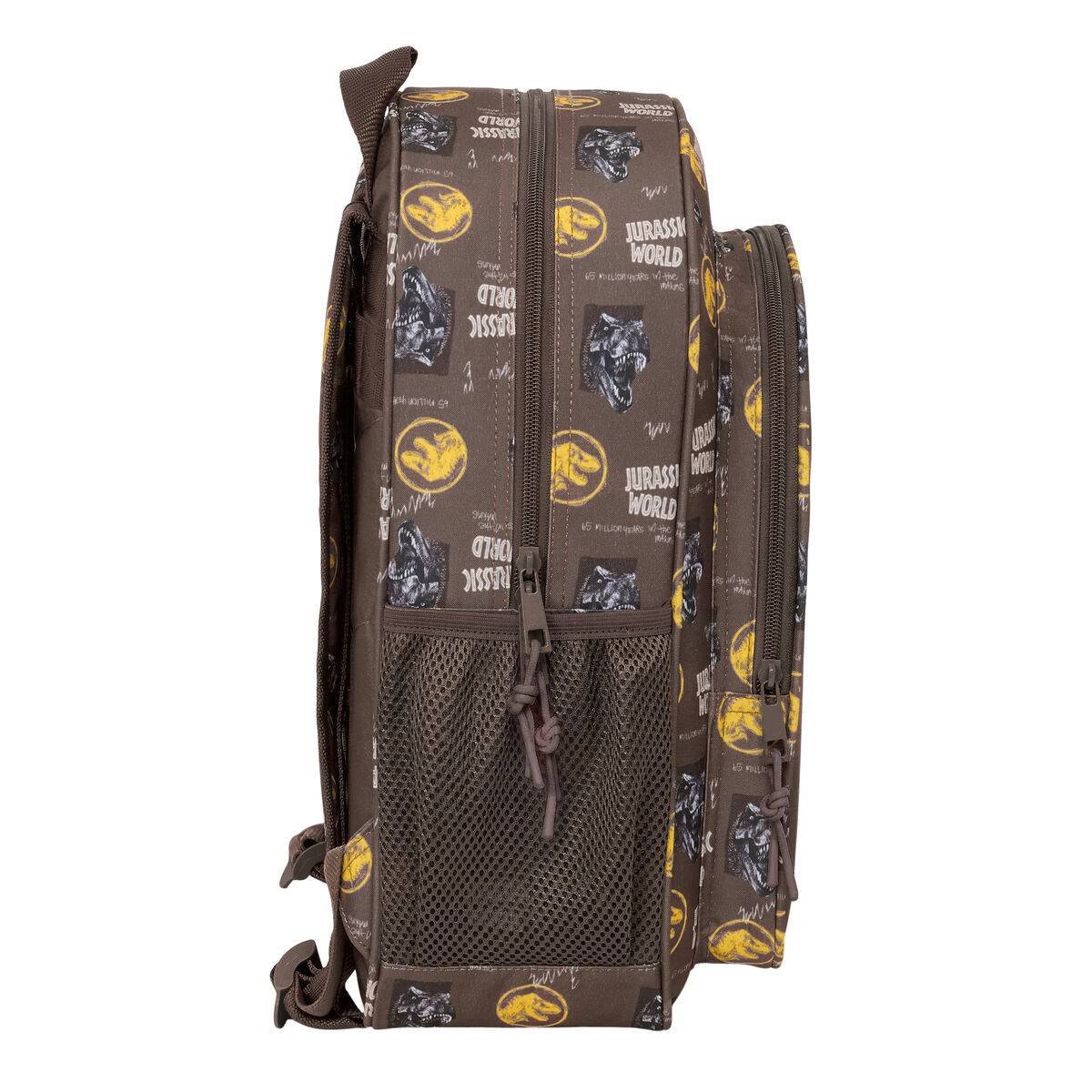 Mochila Escolar Jurassic World Marrón 32 x 38 x 12 cm