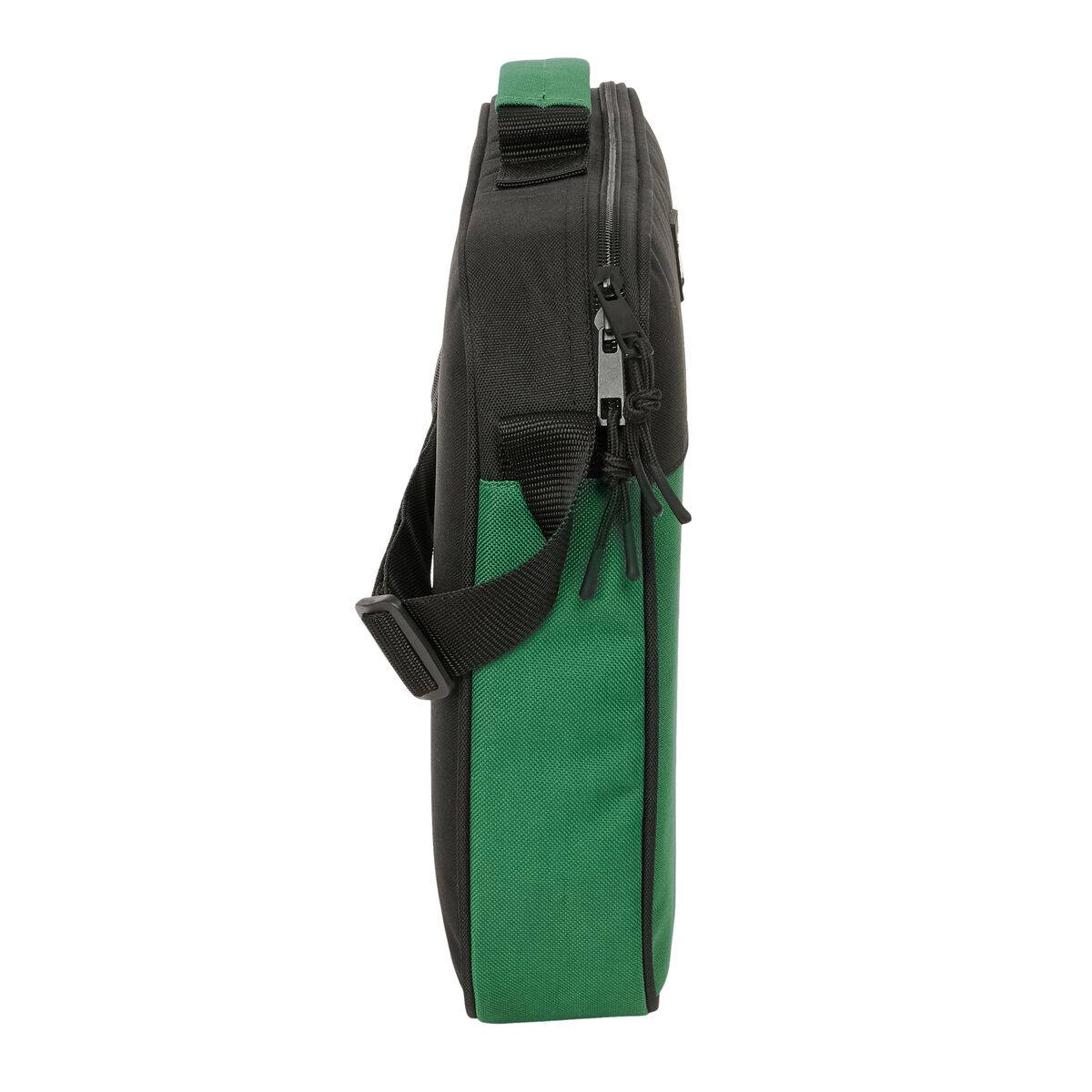 Mochila Escolar BlackFit8 Varsity Negro Verde 38 x 28 x 6 cm