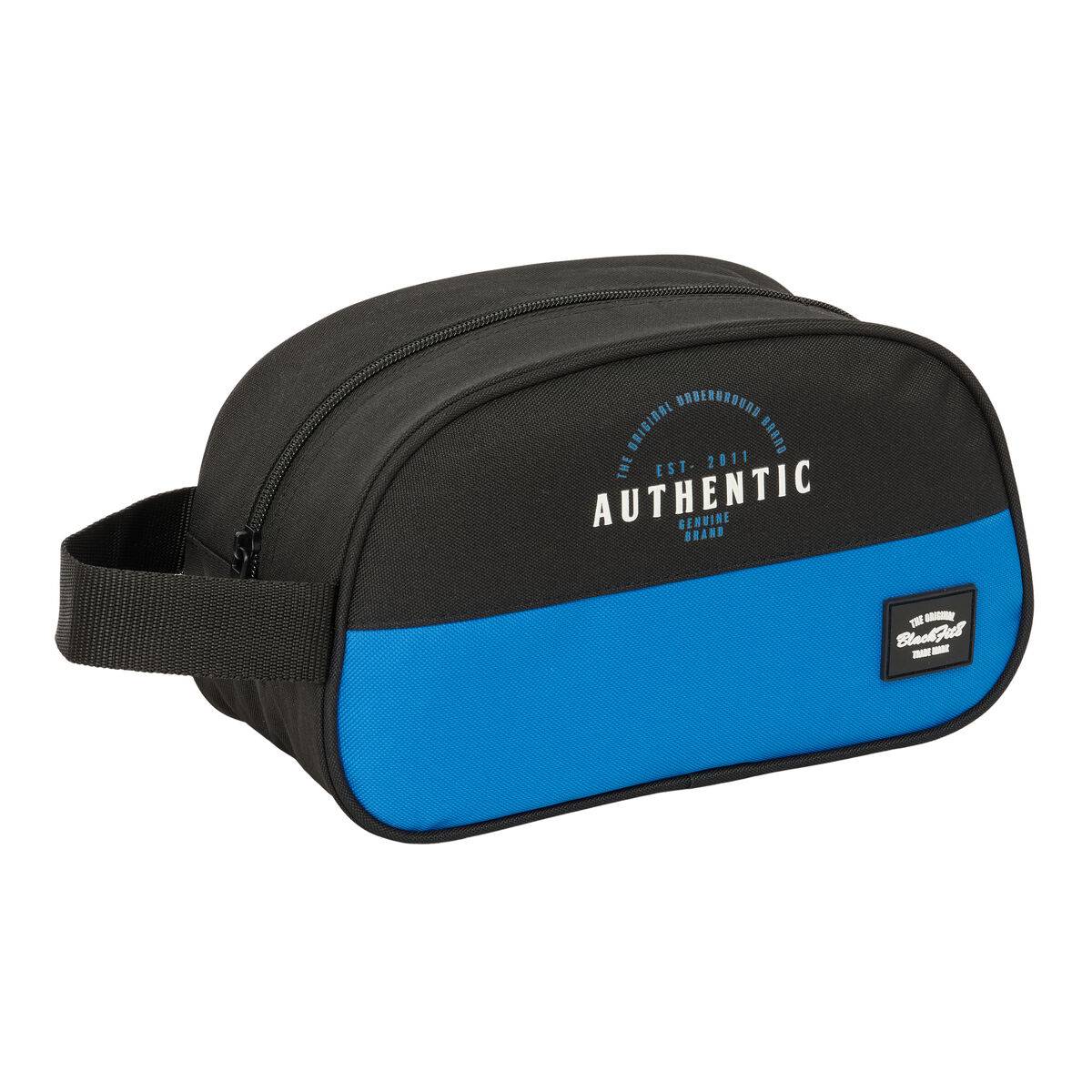 Neceser de Viaje BlackFit8 Underground Azul Negro 26 x 15 x 12 cm
