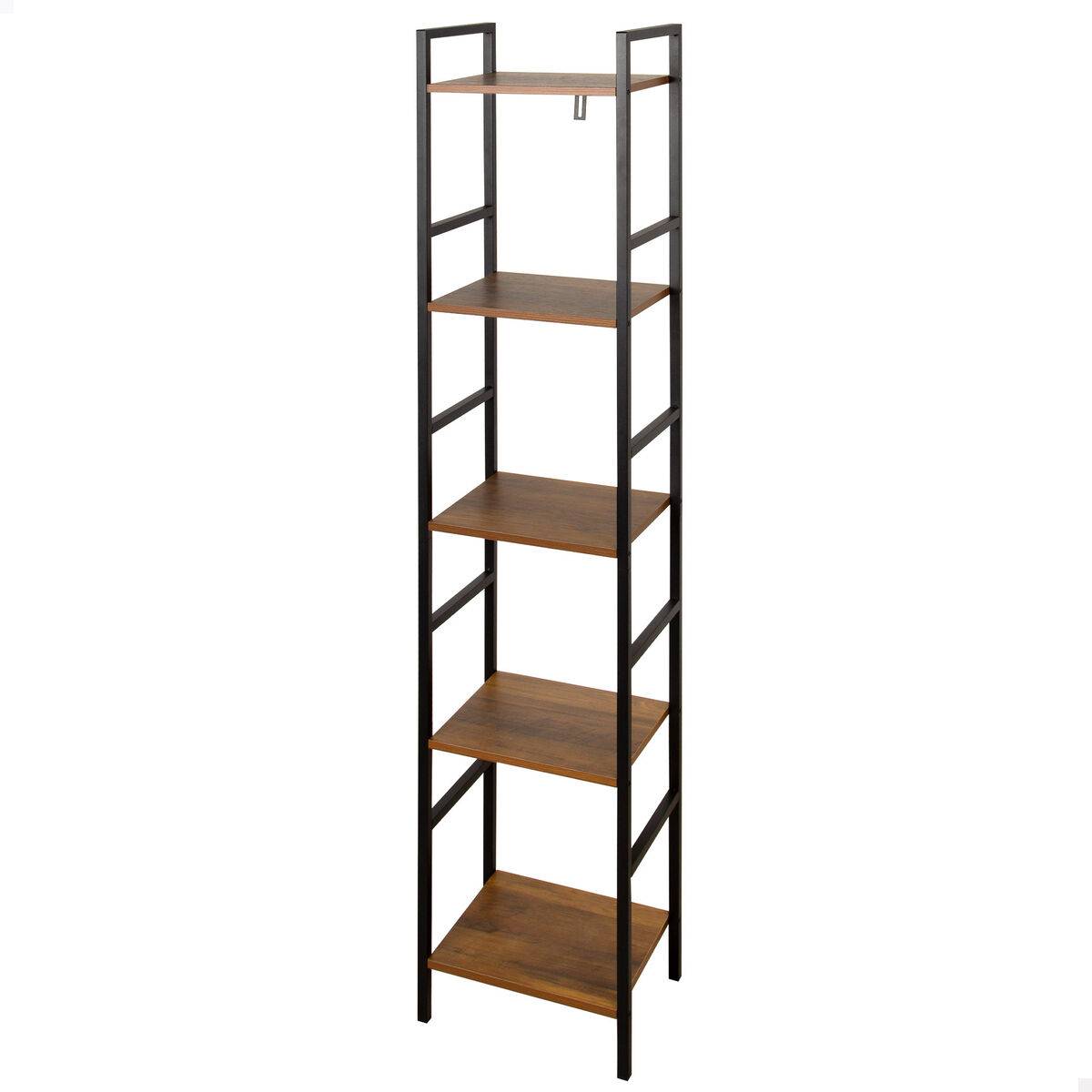 Estantería Max Home Hierro Madera MDF 5 Estantes 30 X 144 X 24 CM