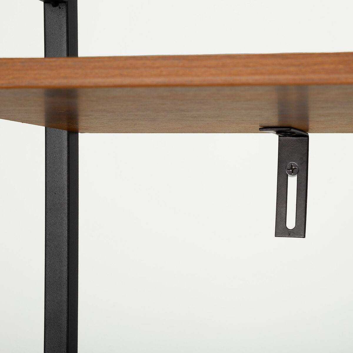Estantería Max Home Hierro Madera MDF 5 Estantes 30 X 144 X 24 CM