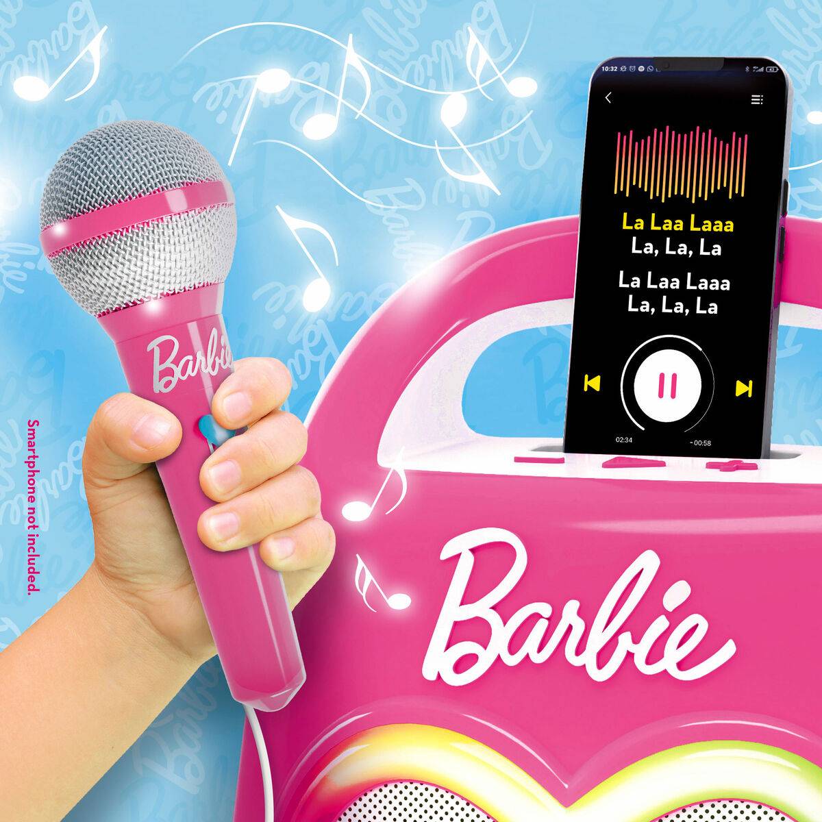 Micrófono Karaoke Barbie