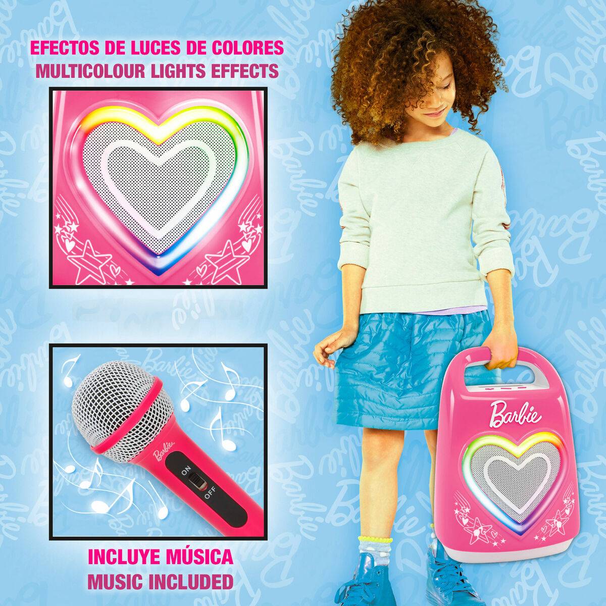 Micrófono Karaoke Barbie