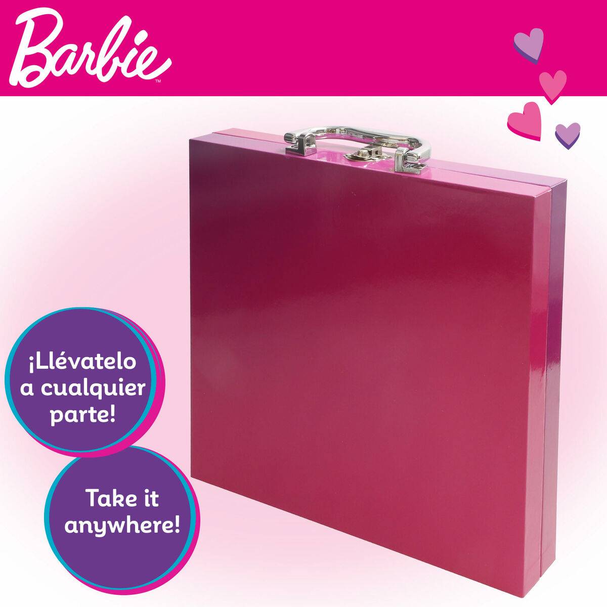 Set de Maquillaje Infantil Barbie Multicolor 35 Piezas
