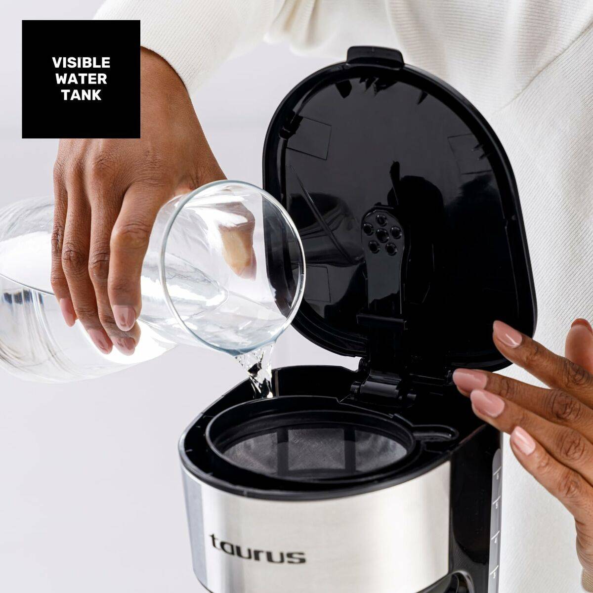 Cafetera de Goteo Taurus VERONA 6 INOX