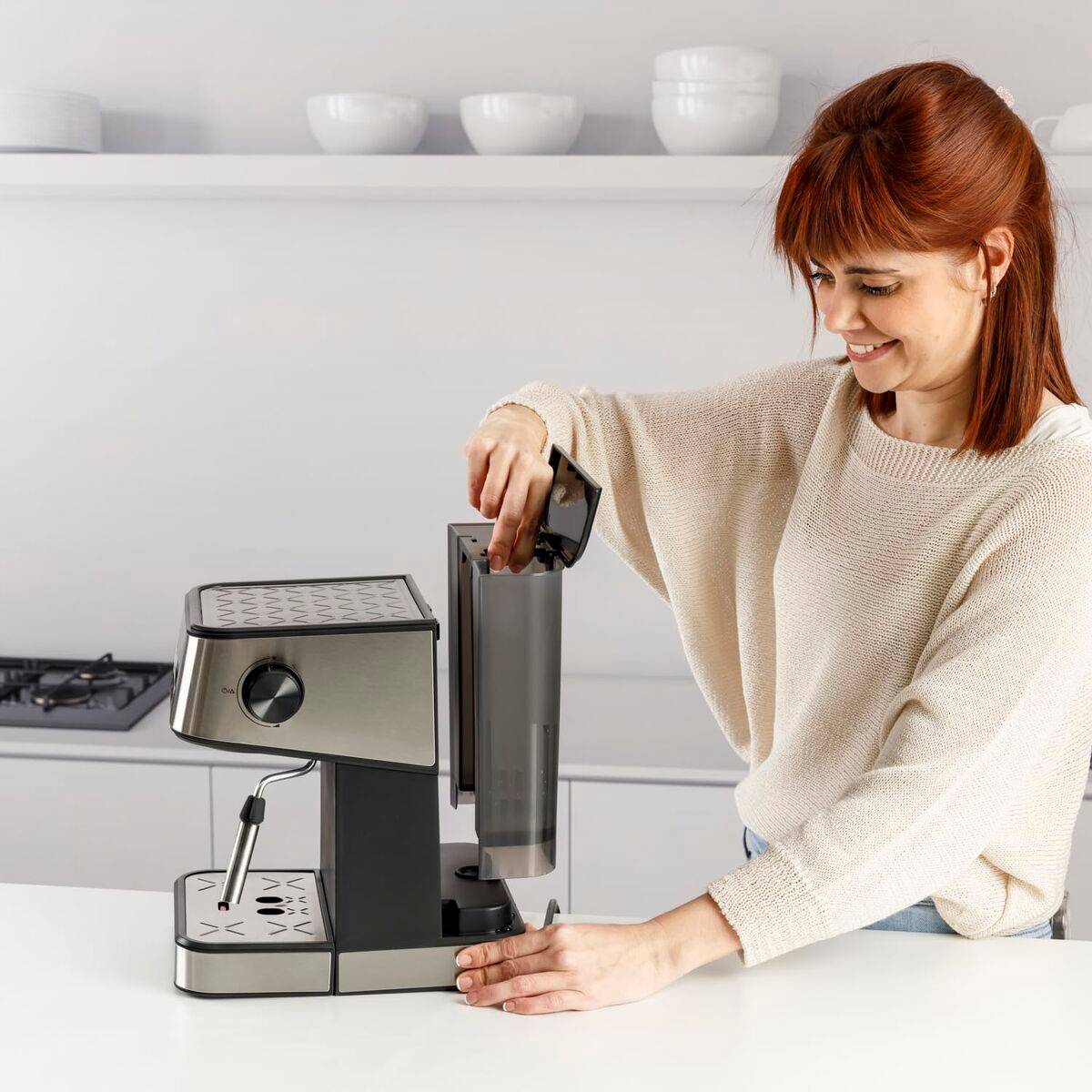 Cafetera Express Taurus TRENTO Acero 1,5 L