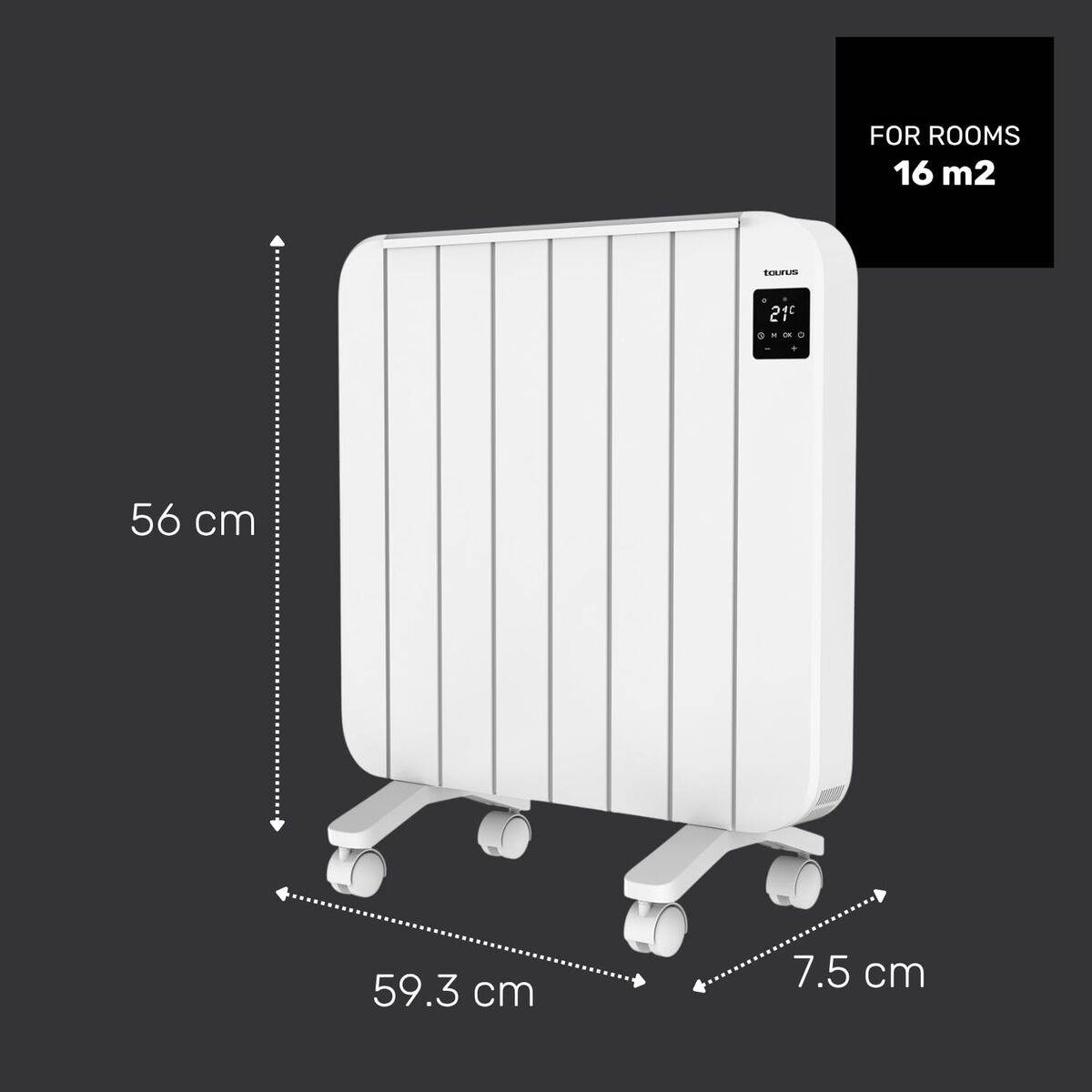Emisor Térmico Digital Taurus PERSIA1500 Blanco 1500 W
