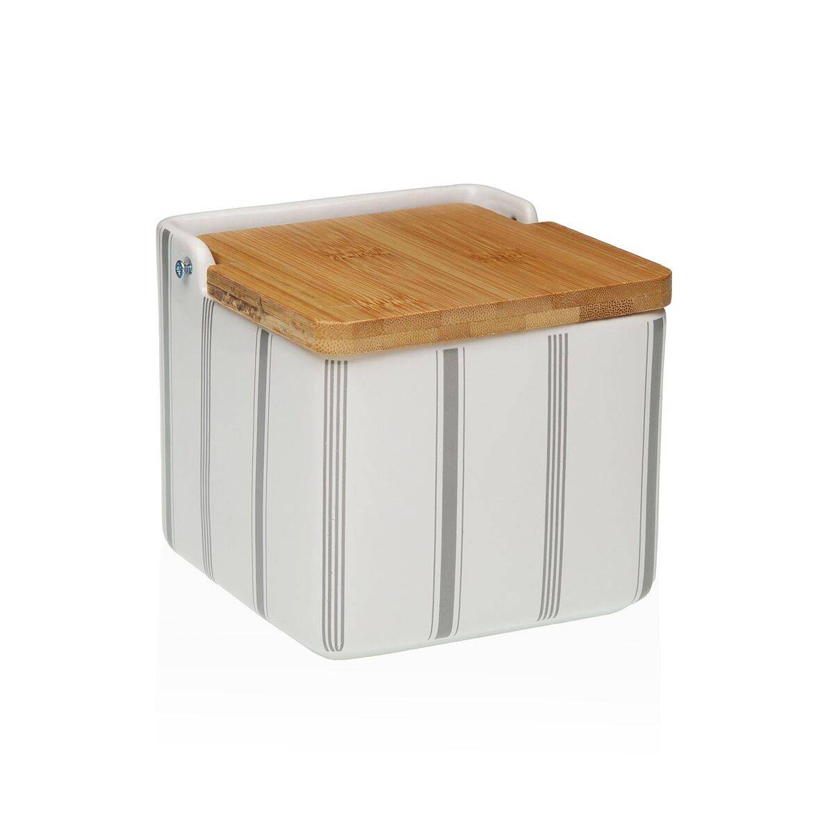 Salero con Tapa Versa G-LINES Cerámica 12,2 x 11,5 x 12,2 cm