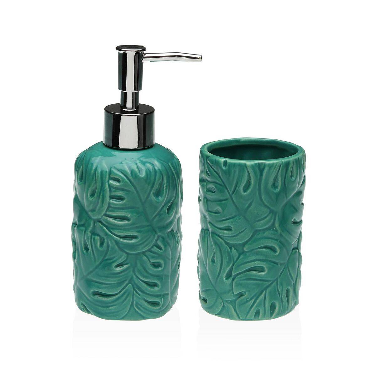 Set de Baño Versa Verde Dolomita 6,8 x 17 x 6,8 cm