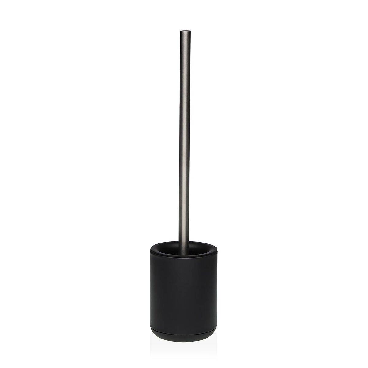 Escobilla para el Baño Versa Negro Metal Acero Polipropileno TPR 10,5 x 47,5 x 10,5 cm