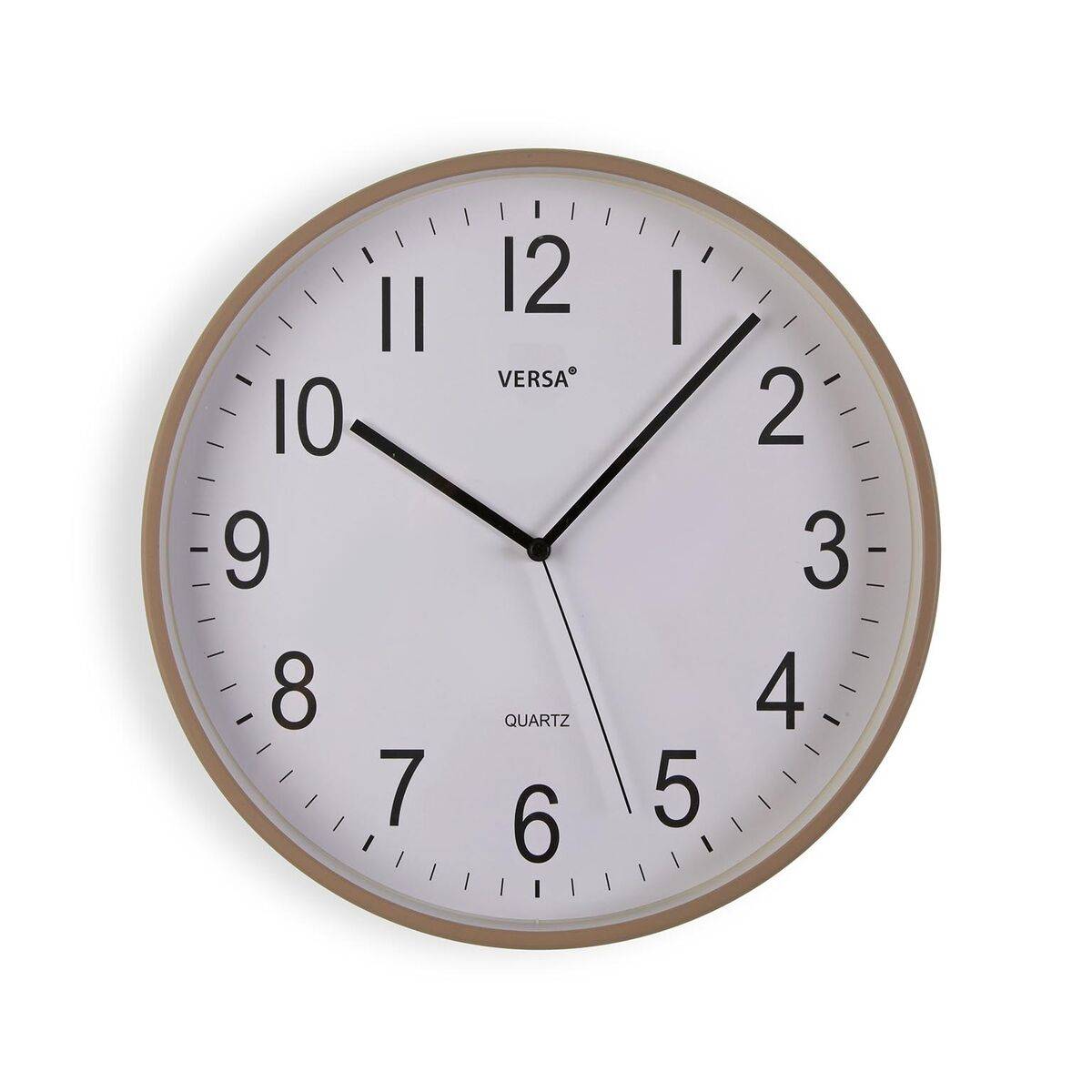Reloj de Pared Versa Gris Plástico 35,1 X 35,1 X 4,5 CM