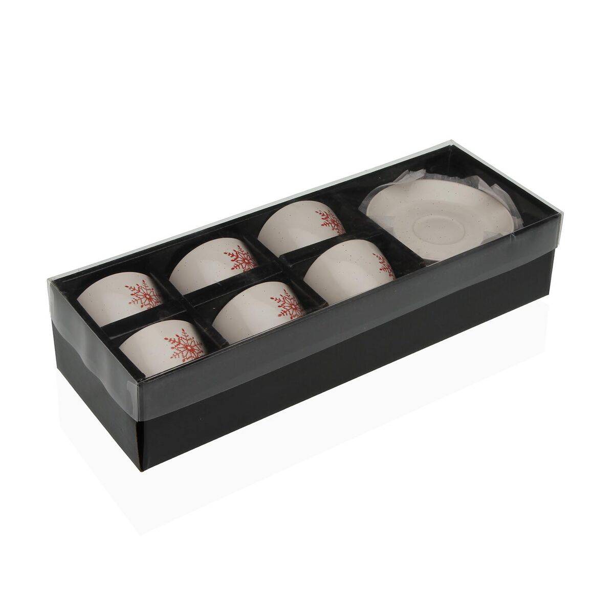 Juego de 6 Tazas con Plato Versa Yule Gres