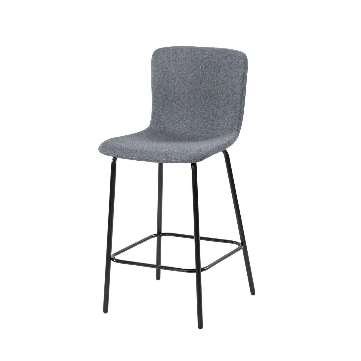 Taburete Versa Gris Metal 44,5 X 93,5 X 51 CM