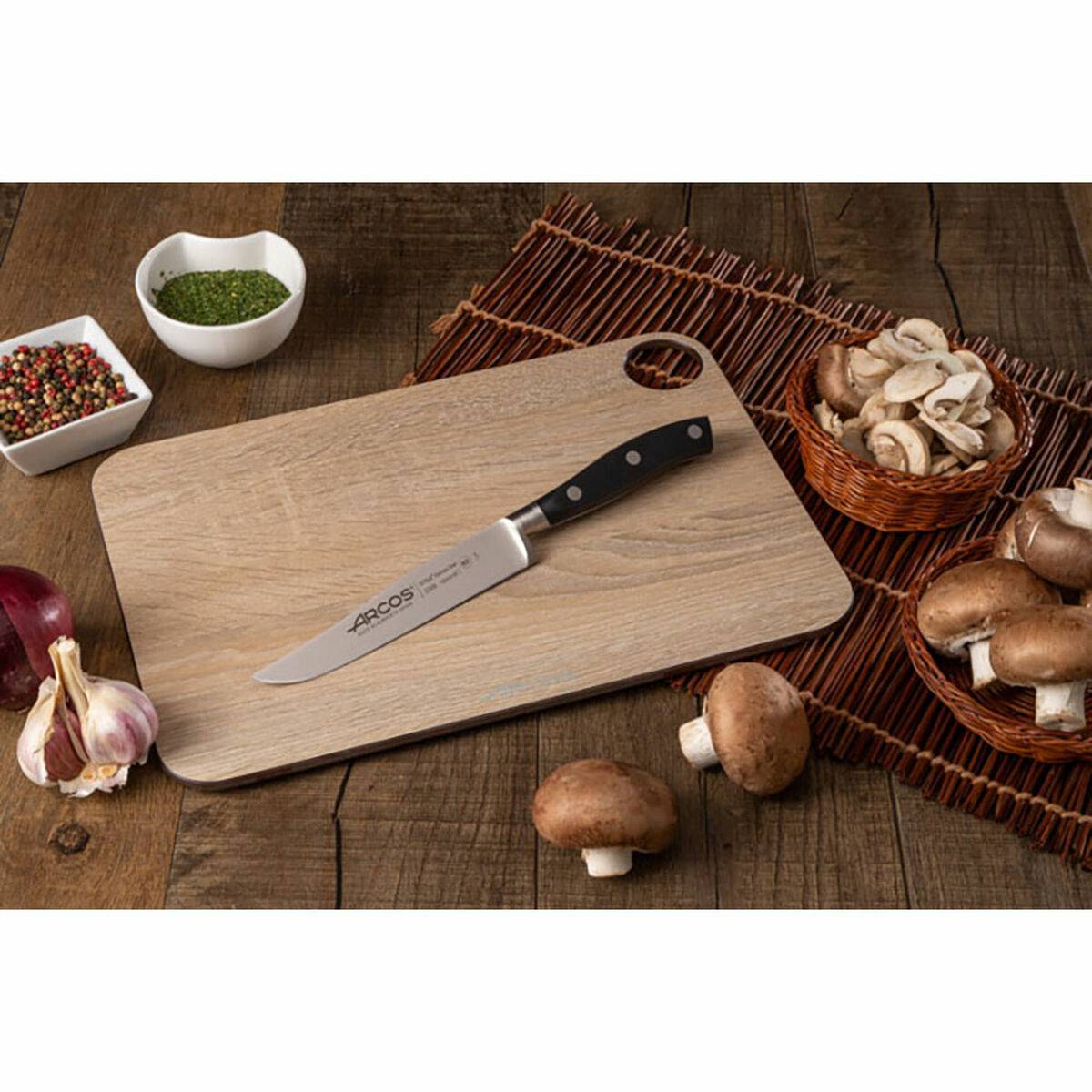 Cuchillo de Cocina Arcos serie riviera Negro Acero 15 cm 6"