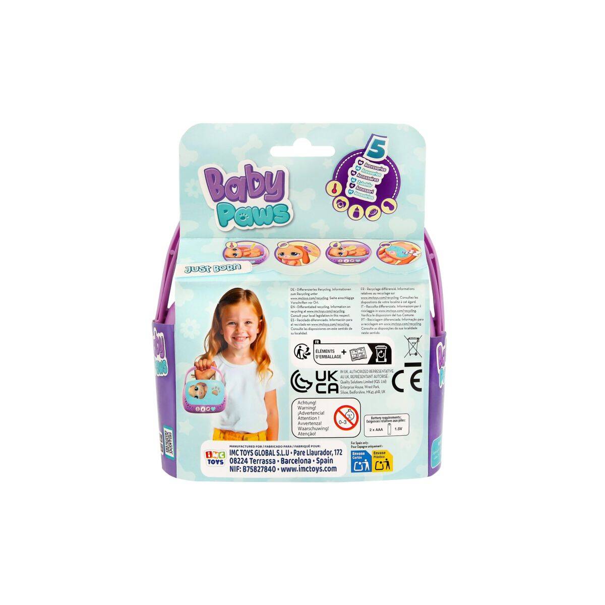Muñeca bebé IMC Toys