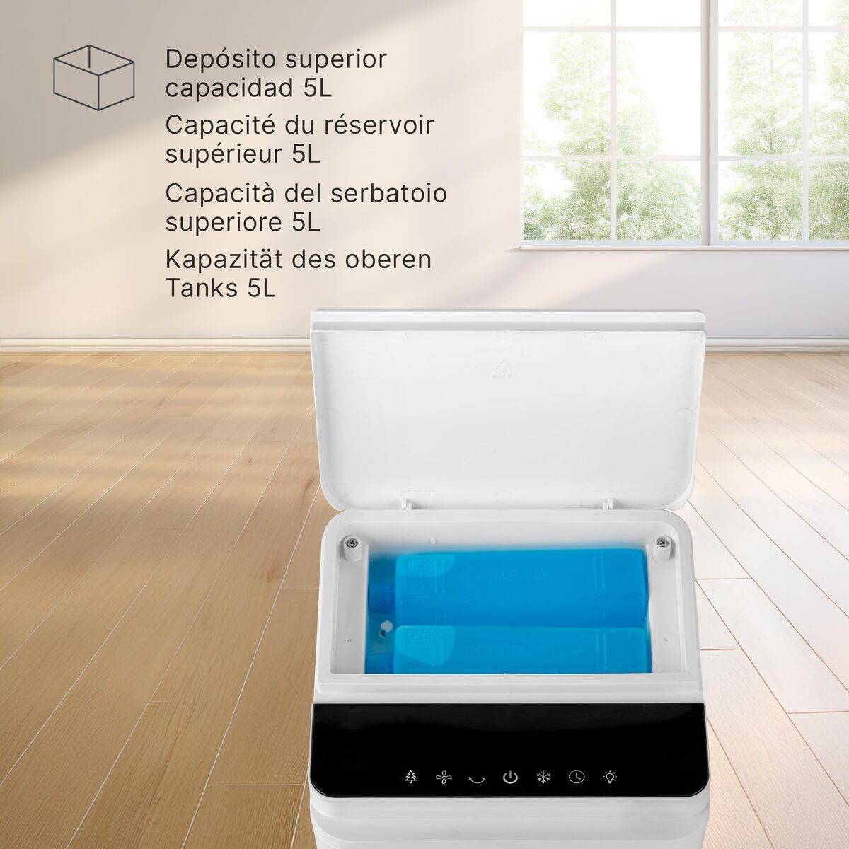 Climatizador Evaporativo Portátil UFESA NARVIK Blanco 60 W 5 L