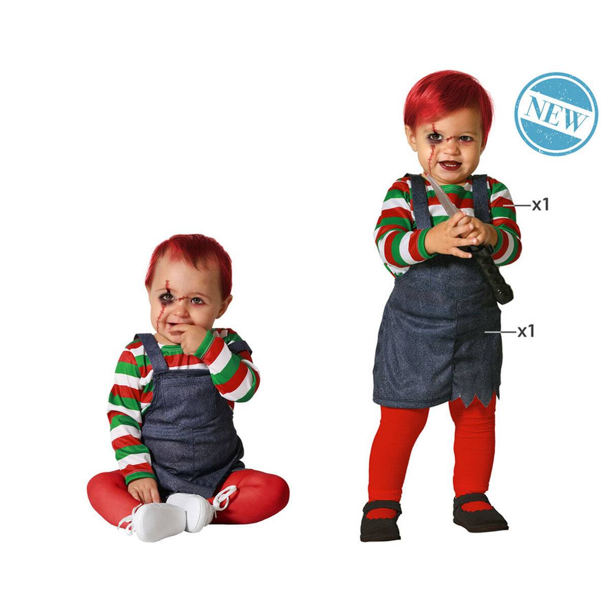 Disfraz para Bebés Muñeca Sangrienta Halloween