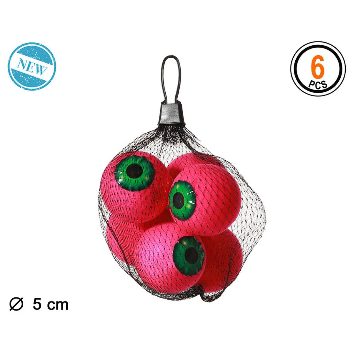 Decoración para Halloween Rosa 10 cm Ojos
