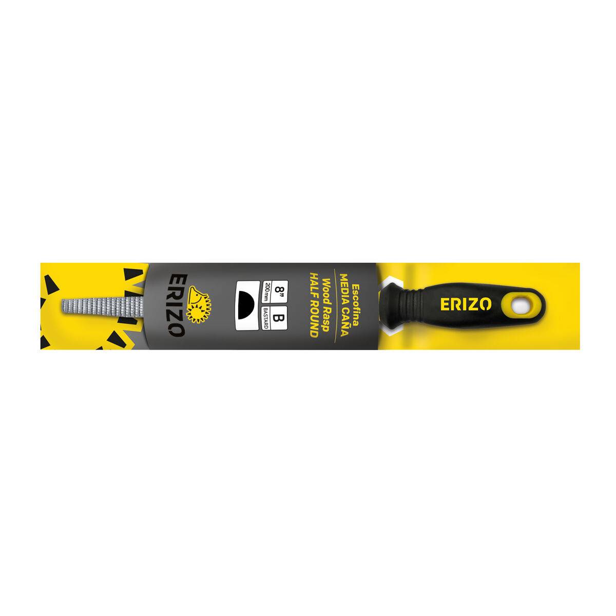 Escofina media caña ERIZO 8" Basta