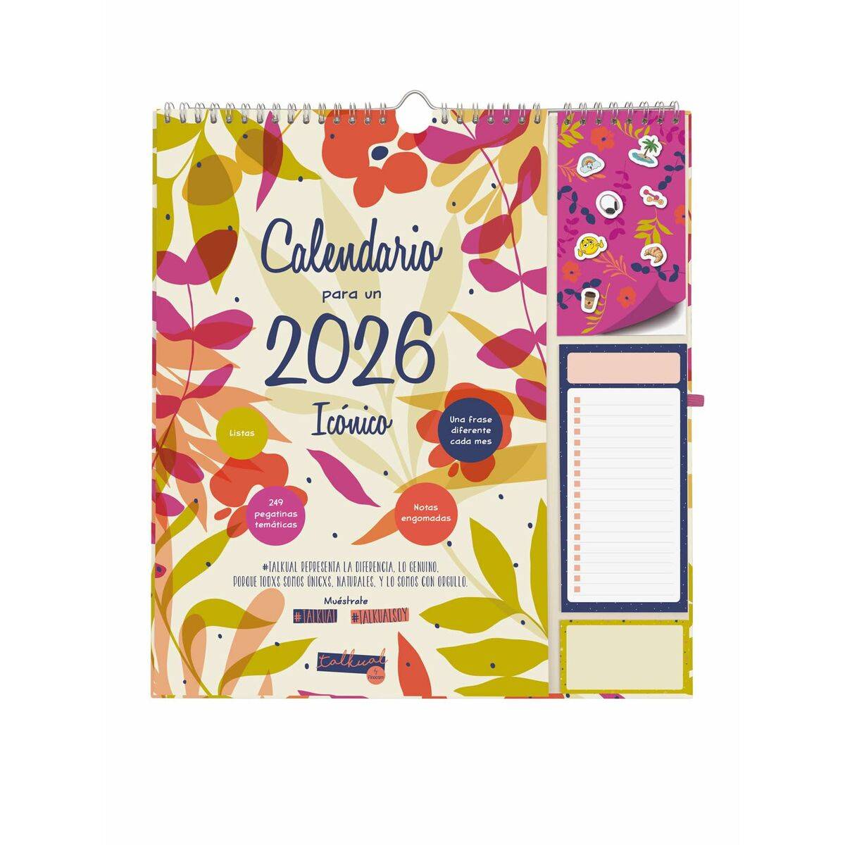 Calendario de pared Finocam Multicolor Papel 21,5 x 32,5 cm