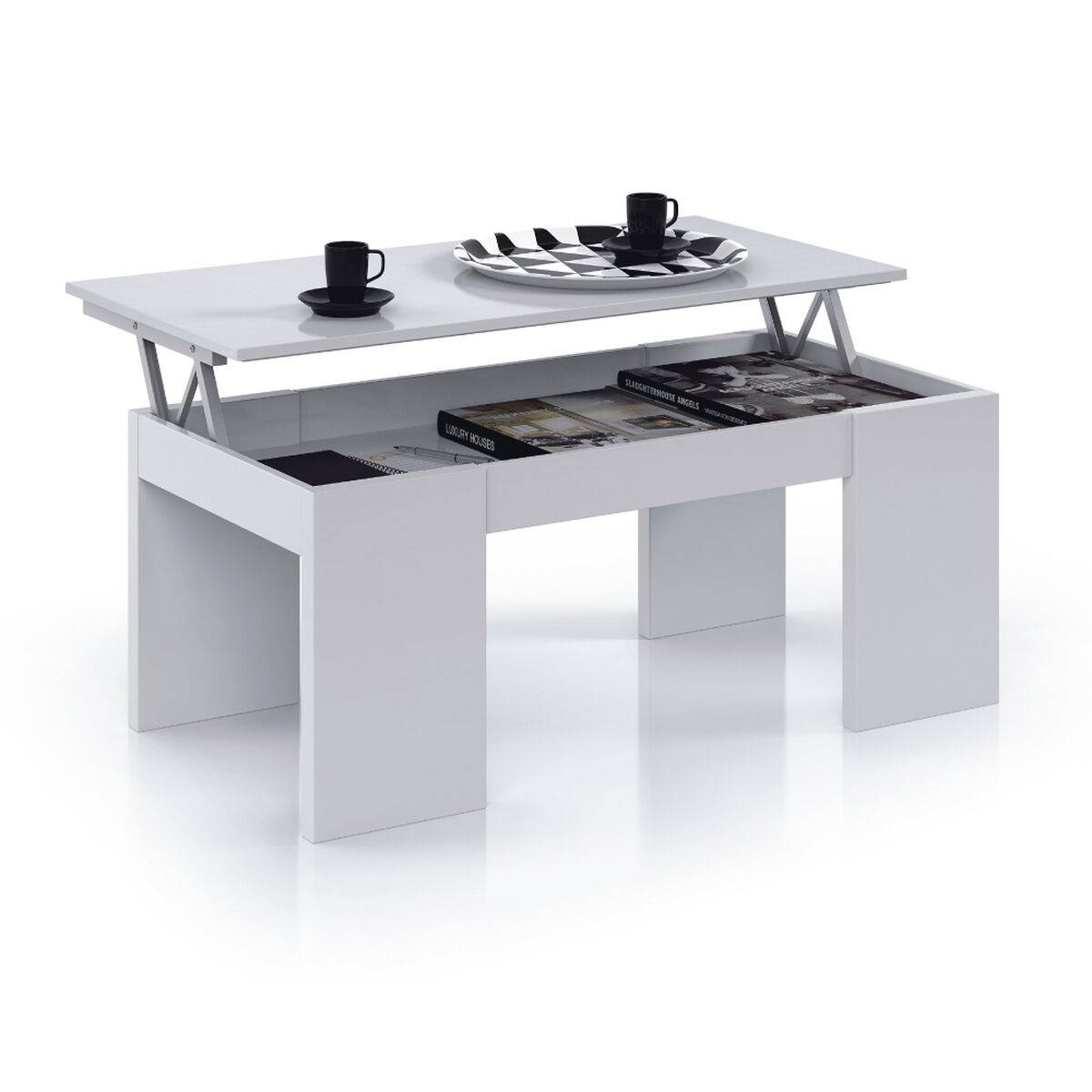 Mesa de Centro Forés Blanco 100 X 68 X 43 CM