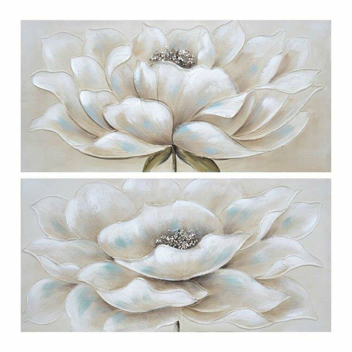Lienzo DKD Home Decor Floral (Reacondicionado A)