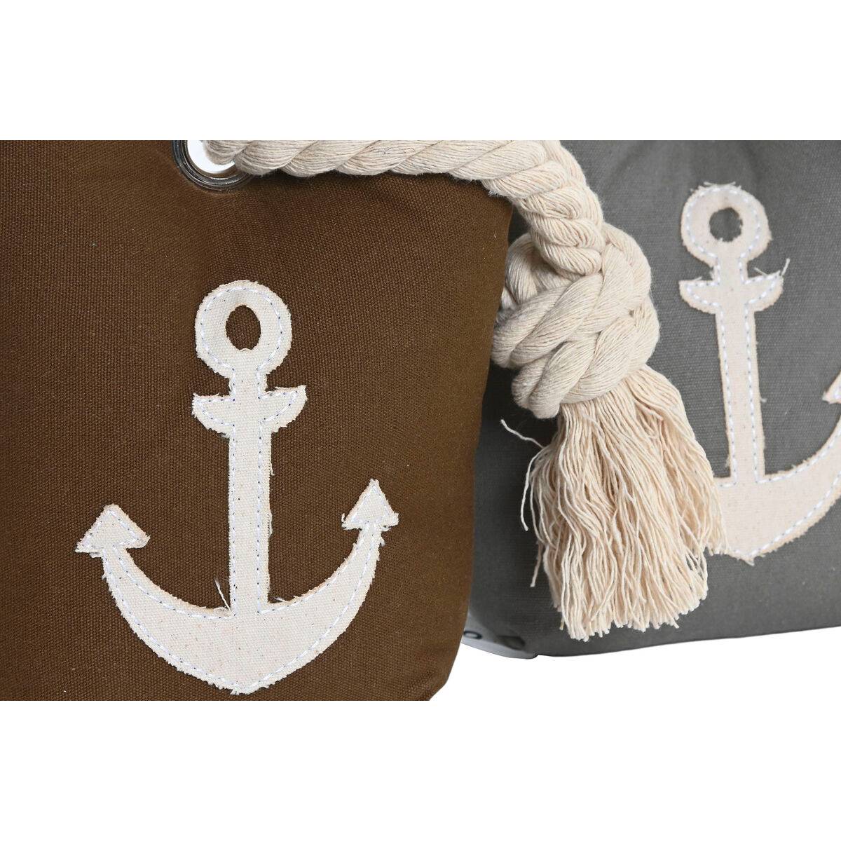 Sujetador de puerta DKD Home Decor Arena 13 x 9 x 20 cm (2 Unidades)